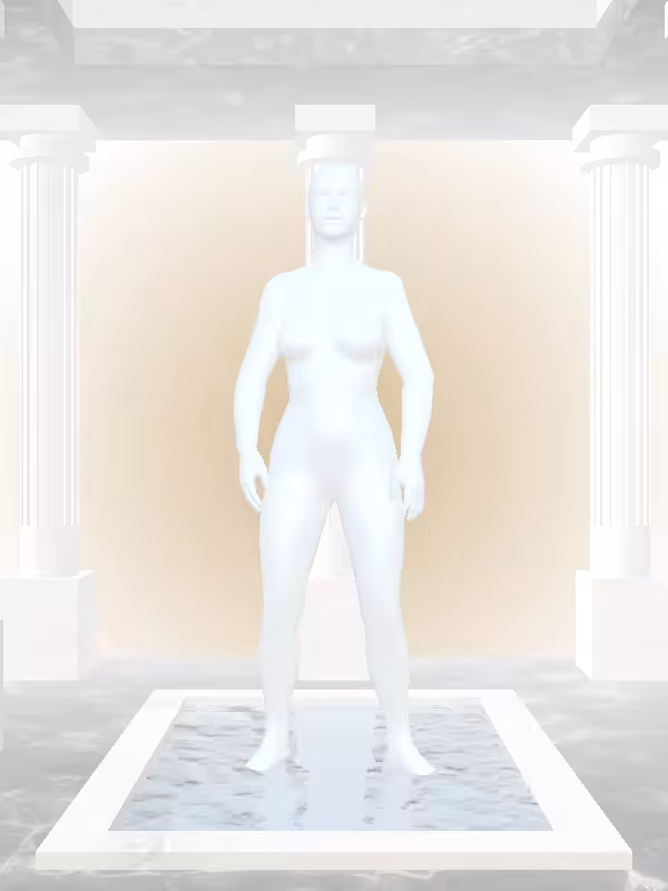 HeavenComputer: The Indifferent Light Blue Woman #351