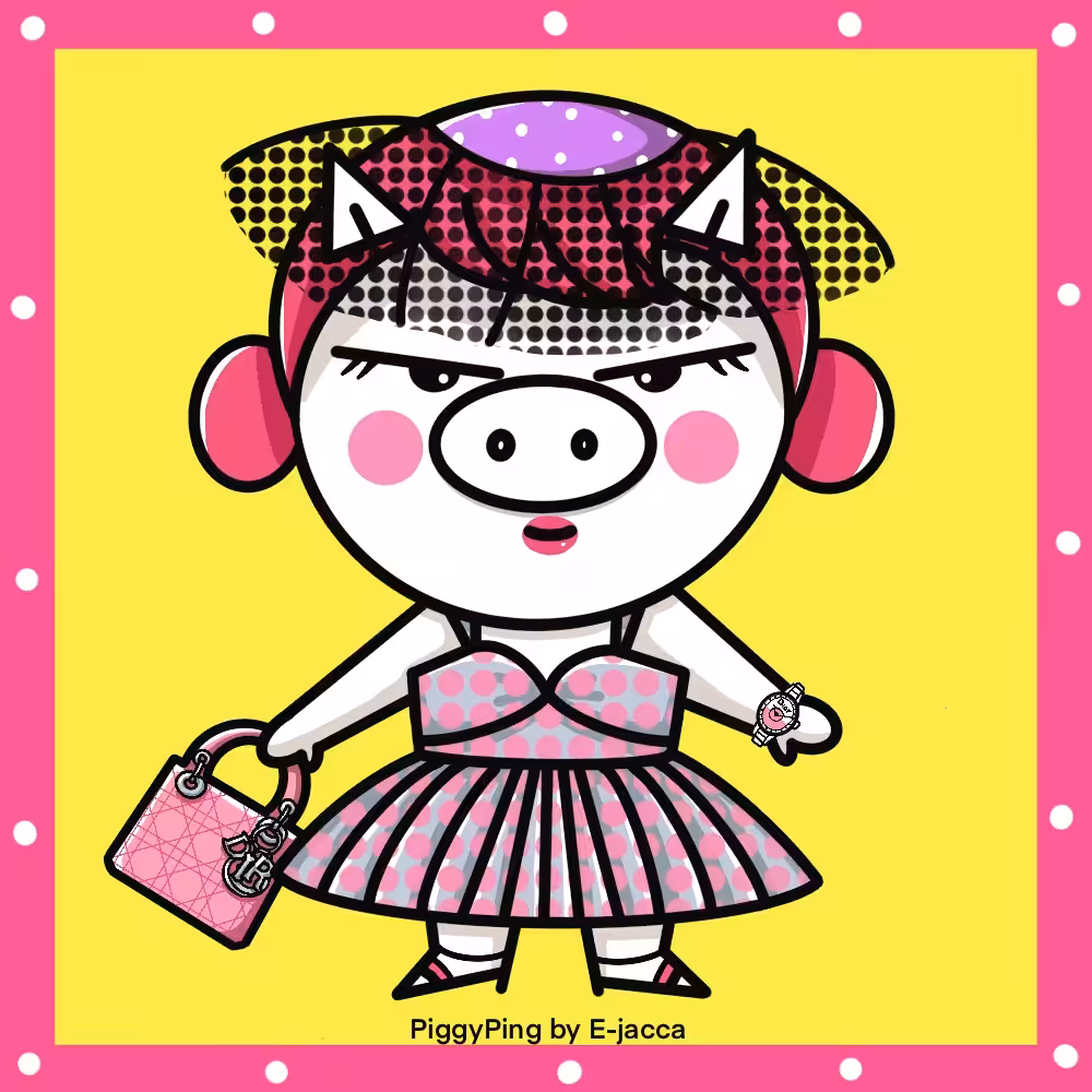 E-jacca_NFT_PiggyPing & Christian Dior