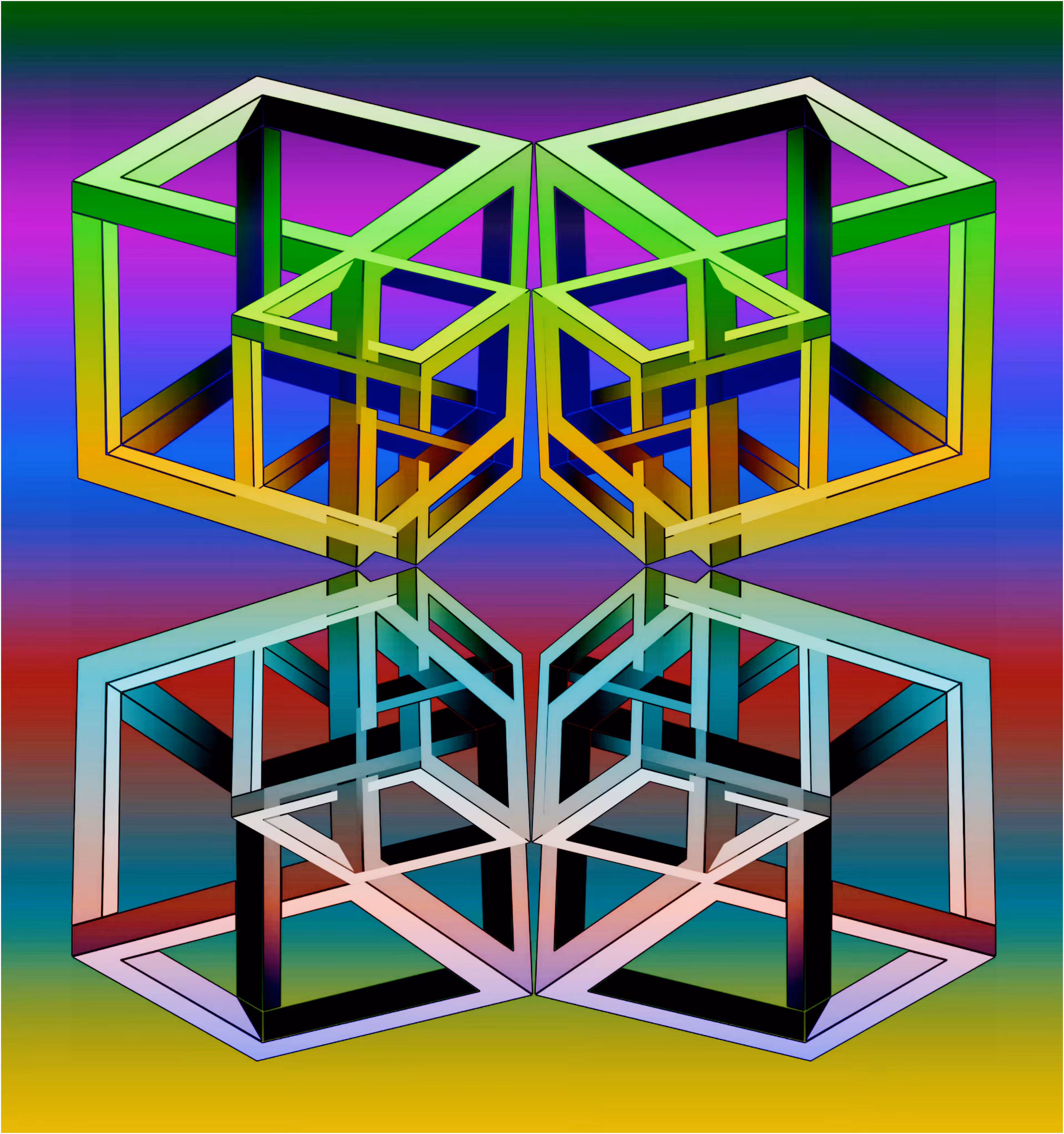 Quadro cubes