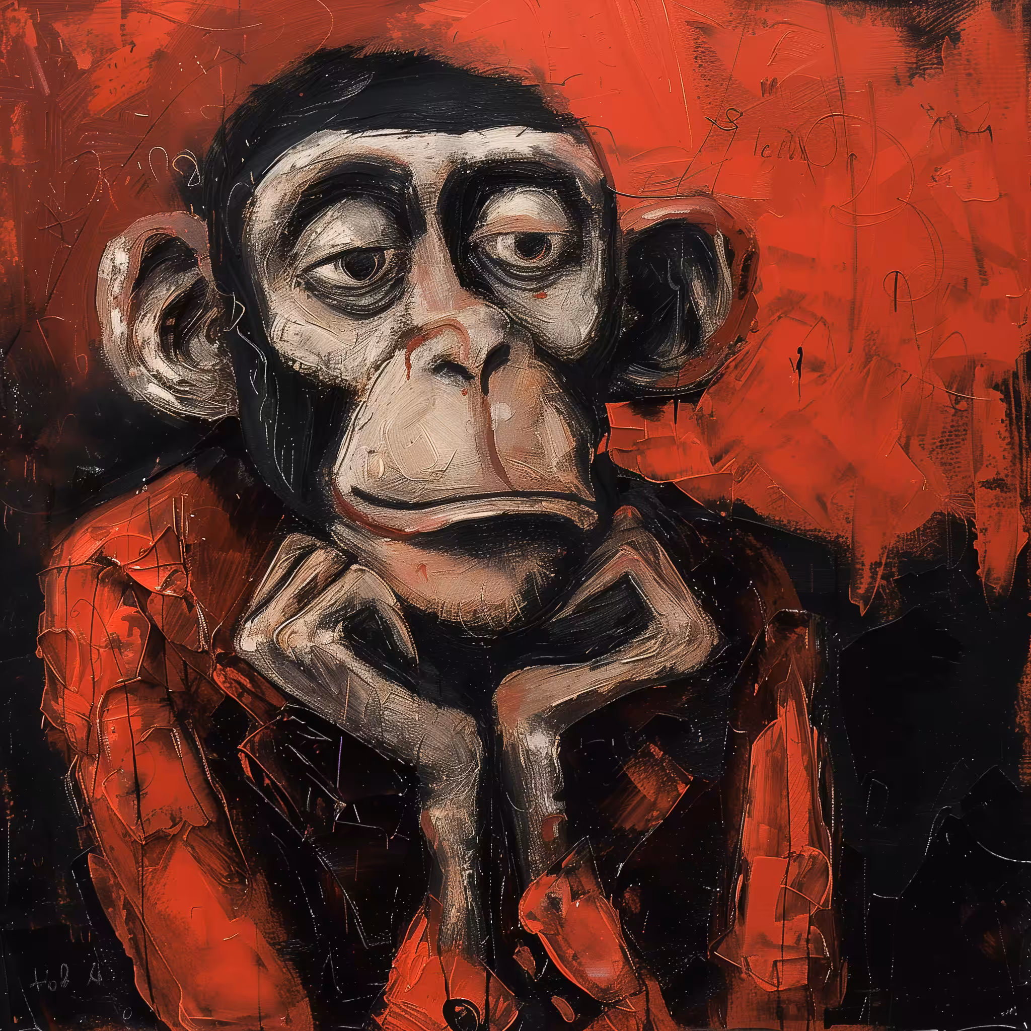 Ape in the clouds