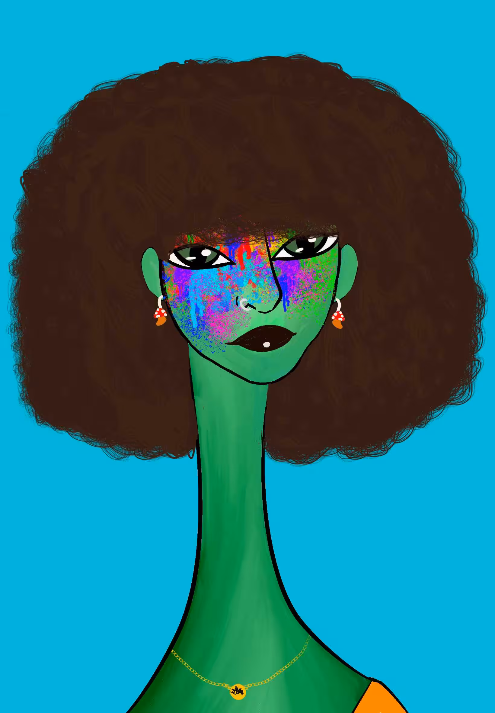 Long Neckie Ladies: Long Neckie Lady #1029