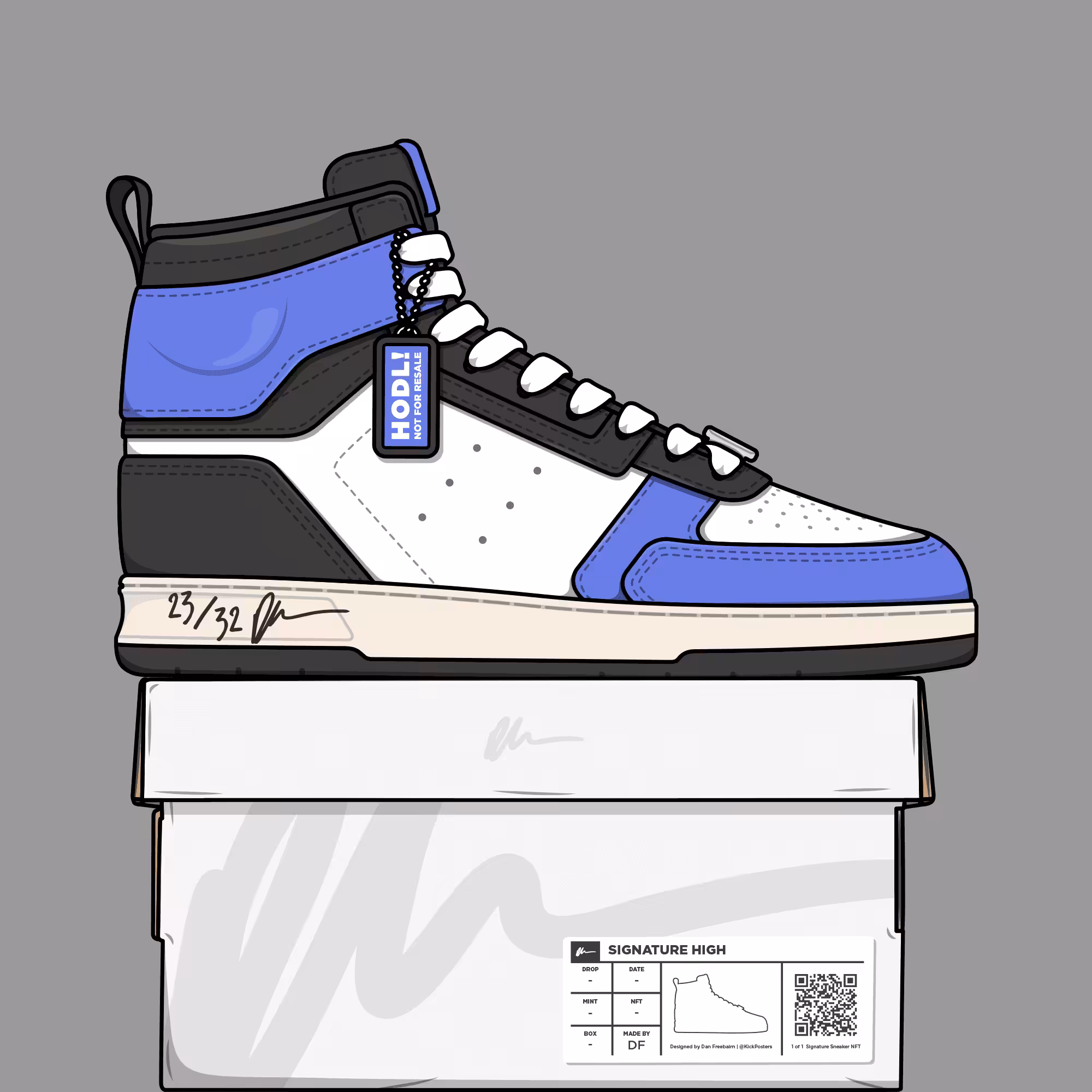 Signature Sneaker High 'Spectrum' - #23