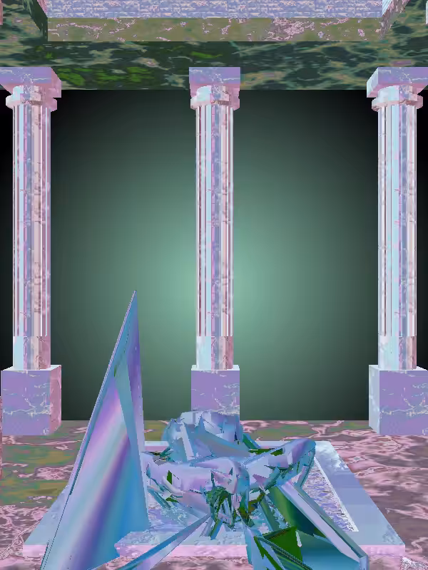 HeavenComputer: The Athletic Aqua Green Woman #7702