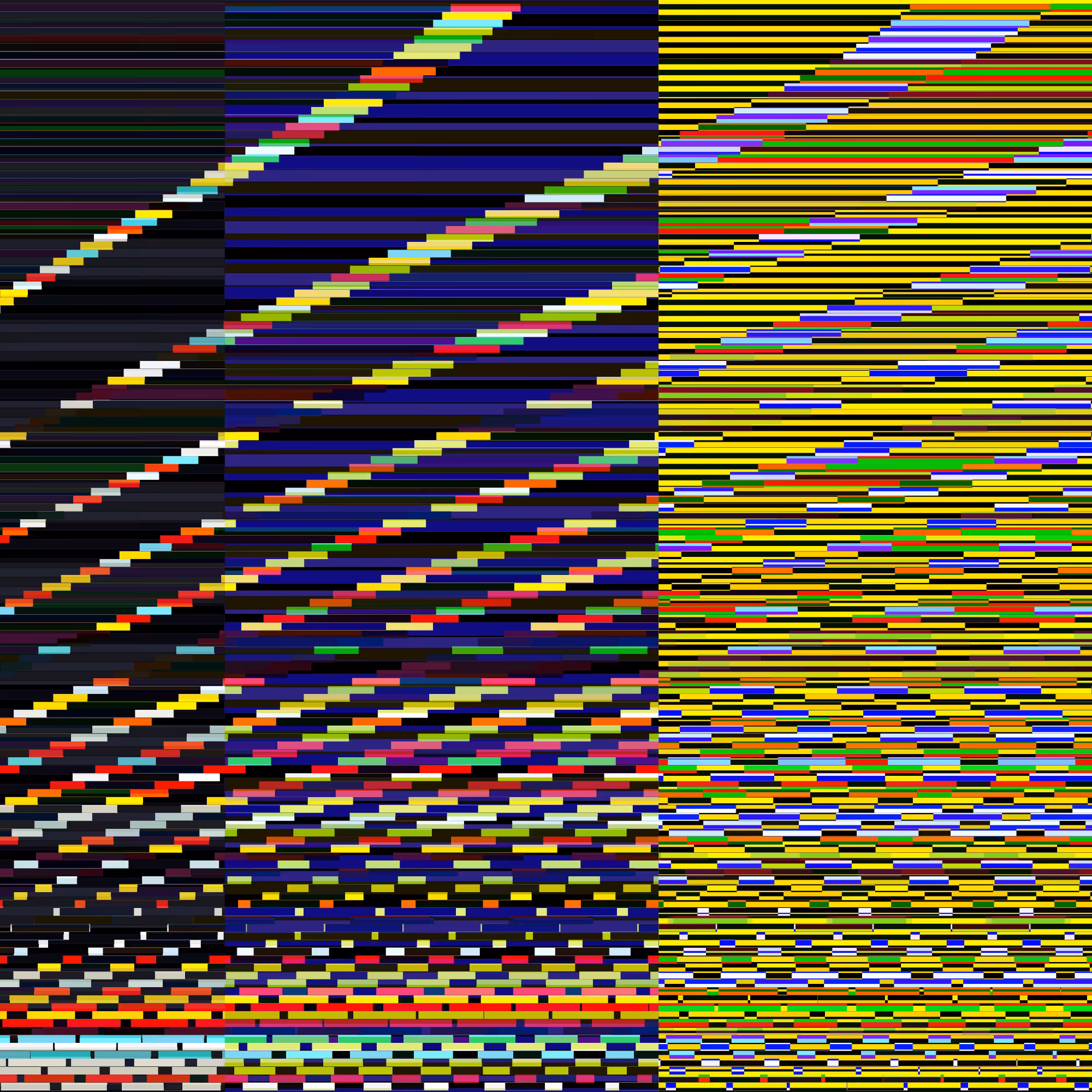 Glitchometry Stripes #51