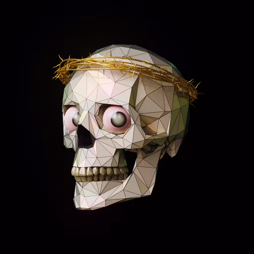 Diamond skull - Thorny thoughts