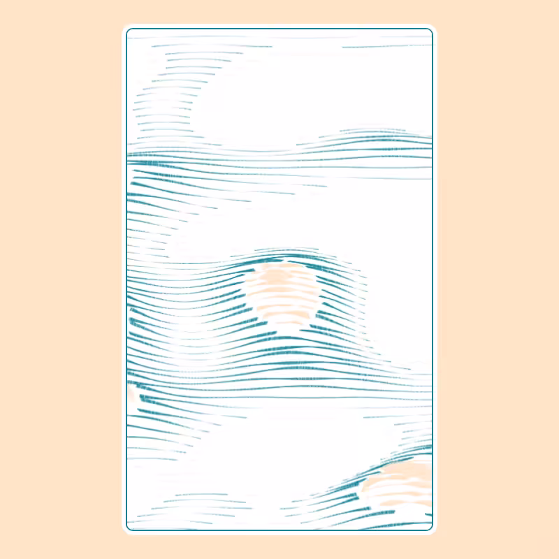Topographic Playing Card #70