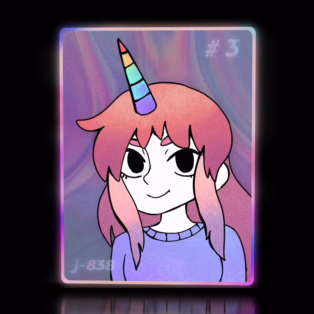 #3 uni-girl | j-838 card collection