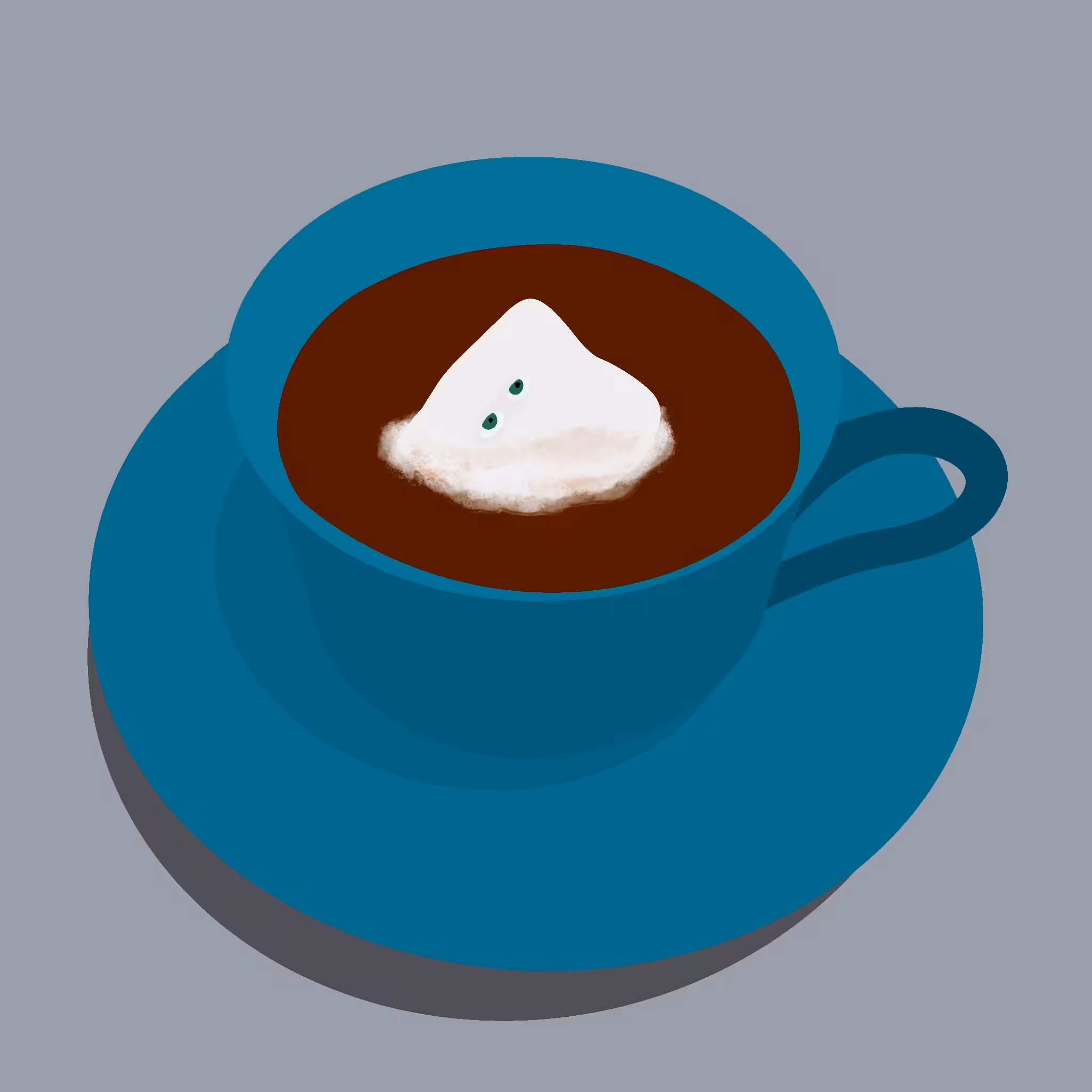 Tired marshmallows.