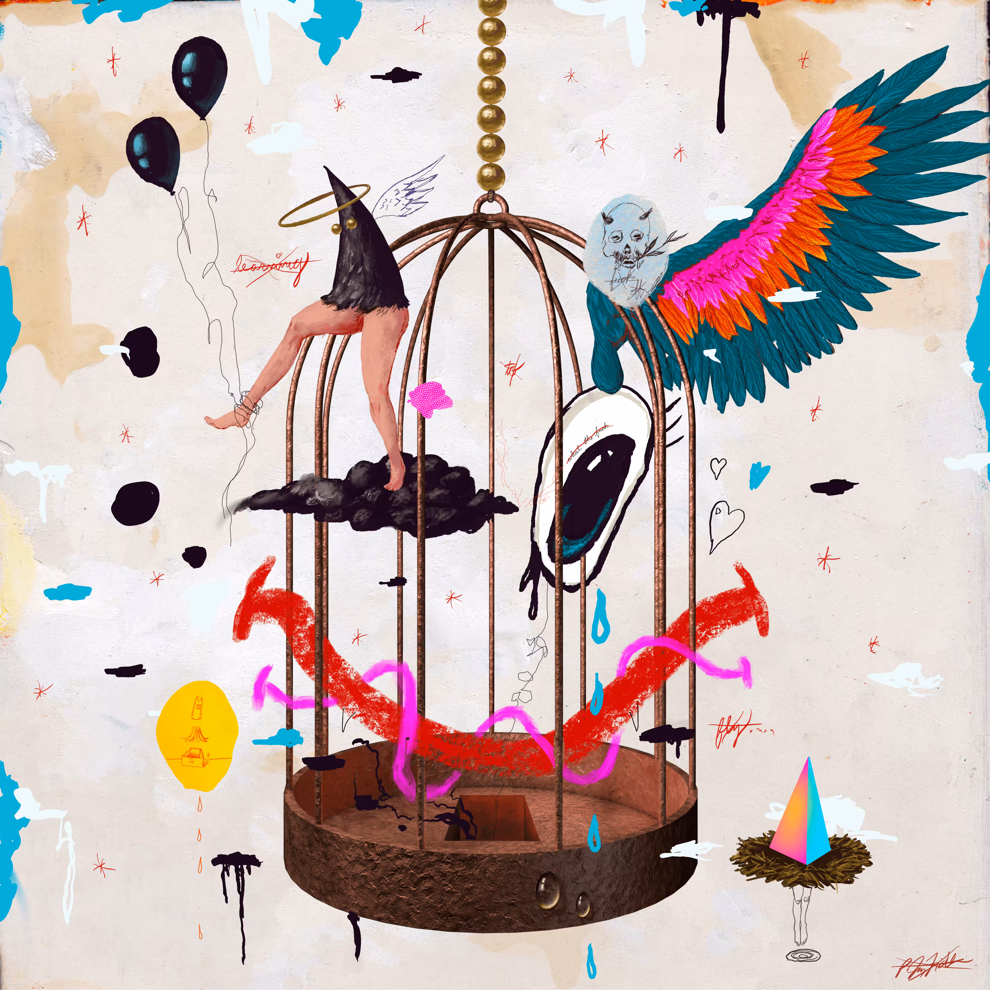 Cages 01 "Learning To Fly"