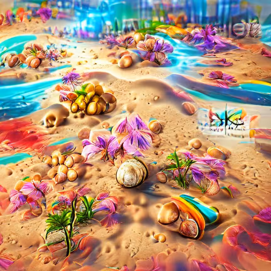 Sandy beach