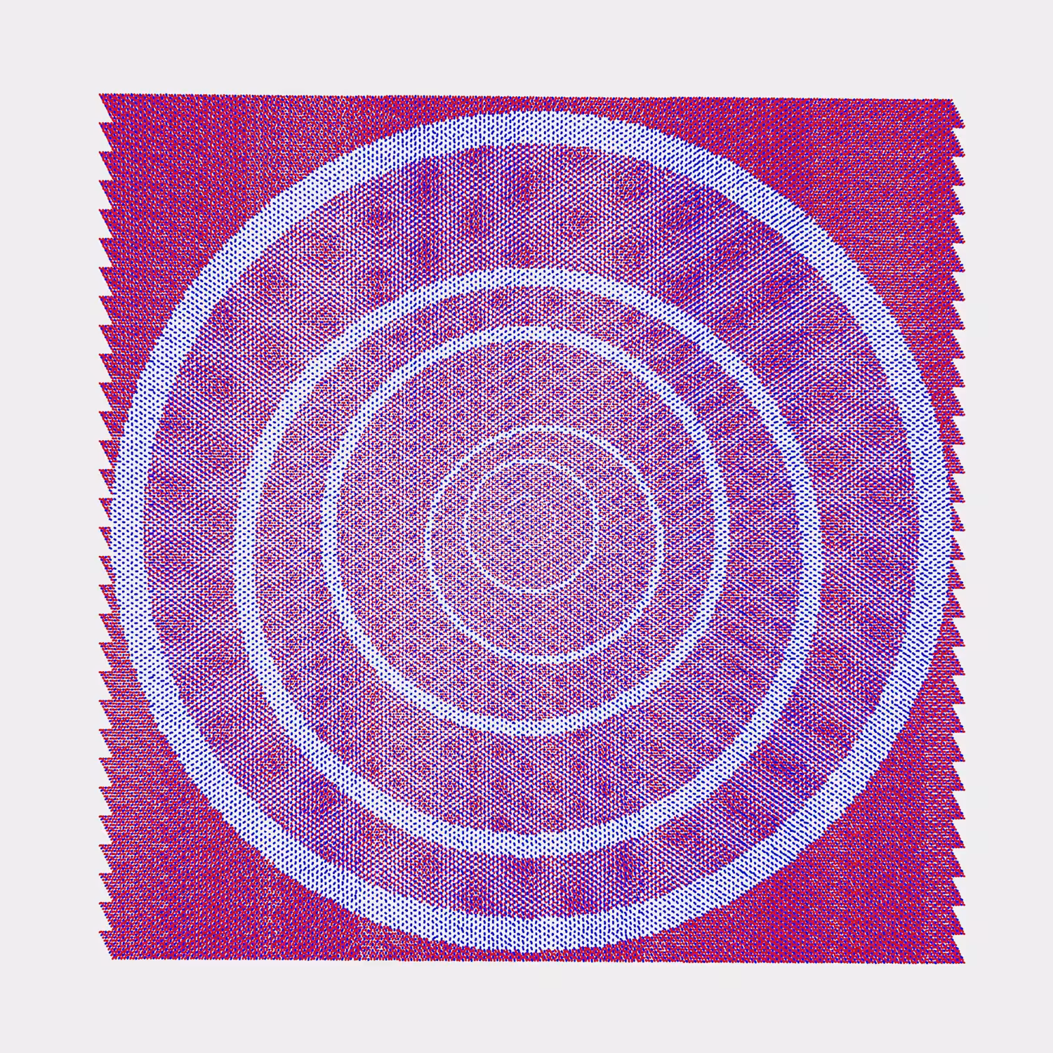 Colour Field Mesh Painting #22