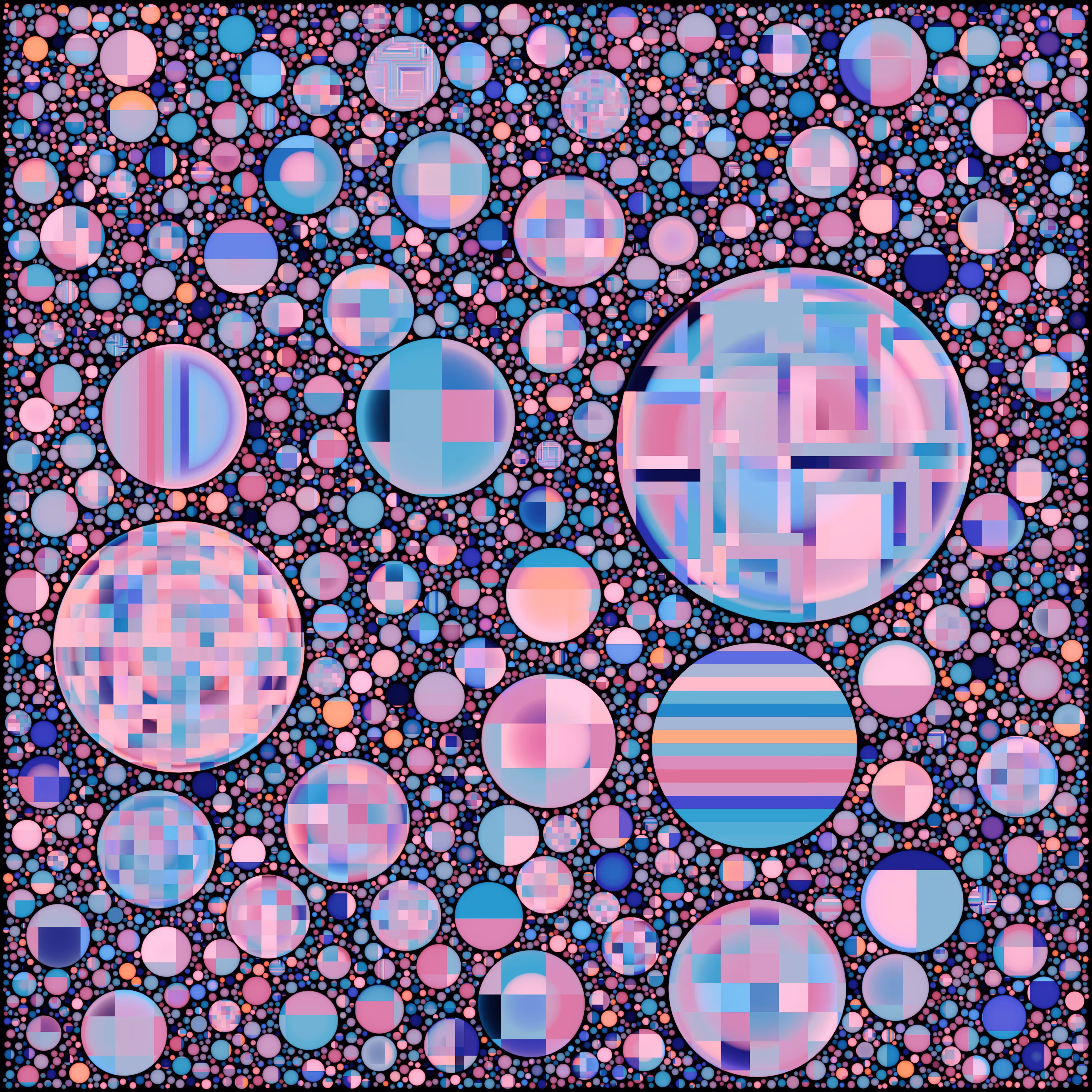 Volumetric Sphere Packing III