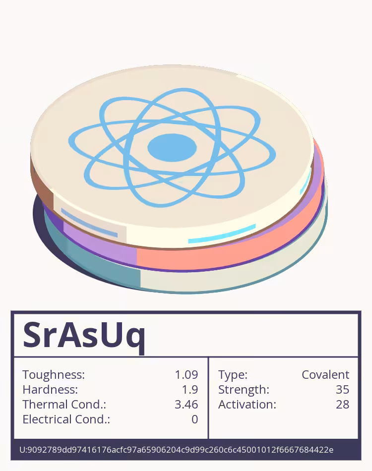 SrAsUq molecule