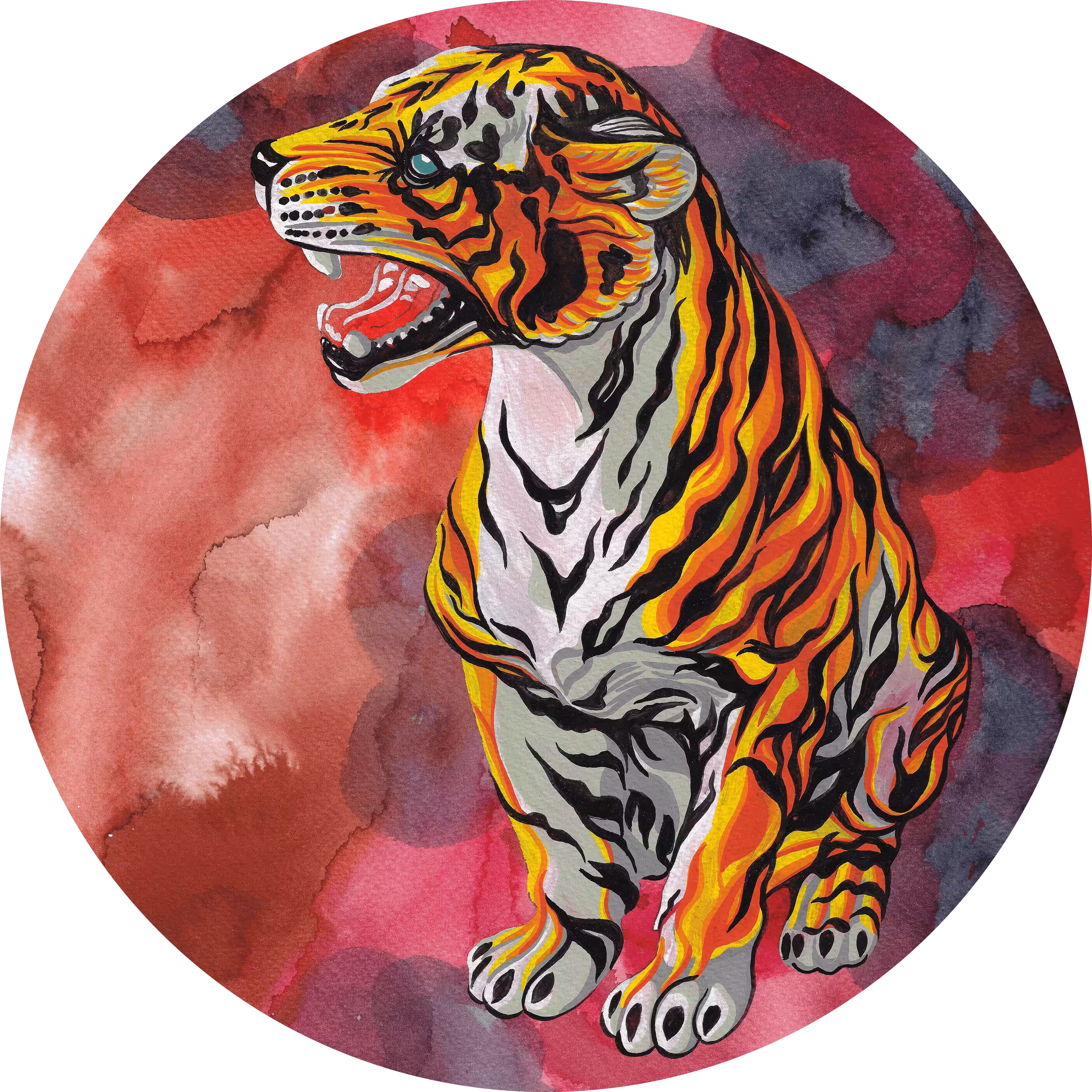 Paper Tiger (Circle)