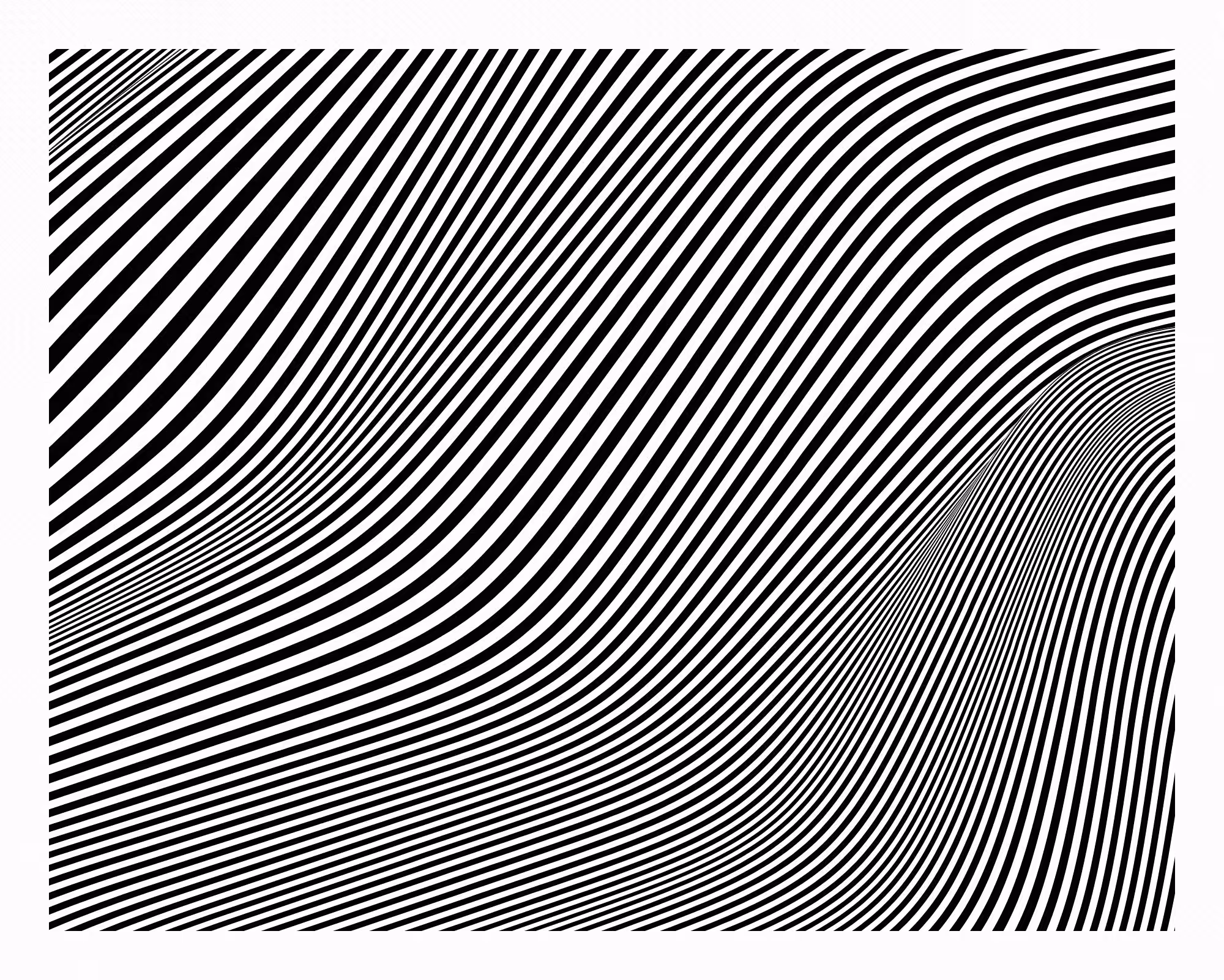 Alternating bands of color #85
