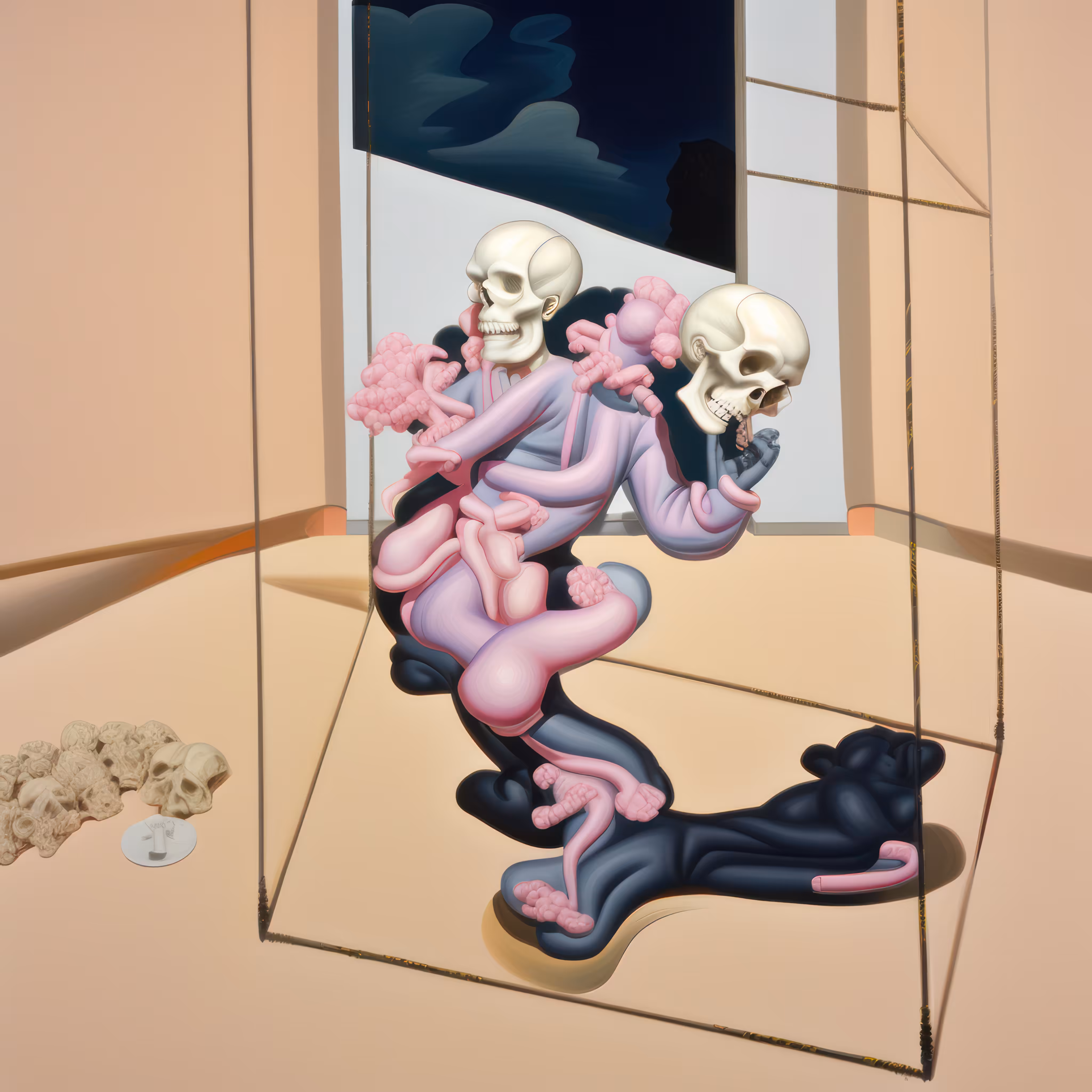 Figure in Movement, 1972, after Bacon