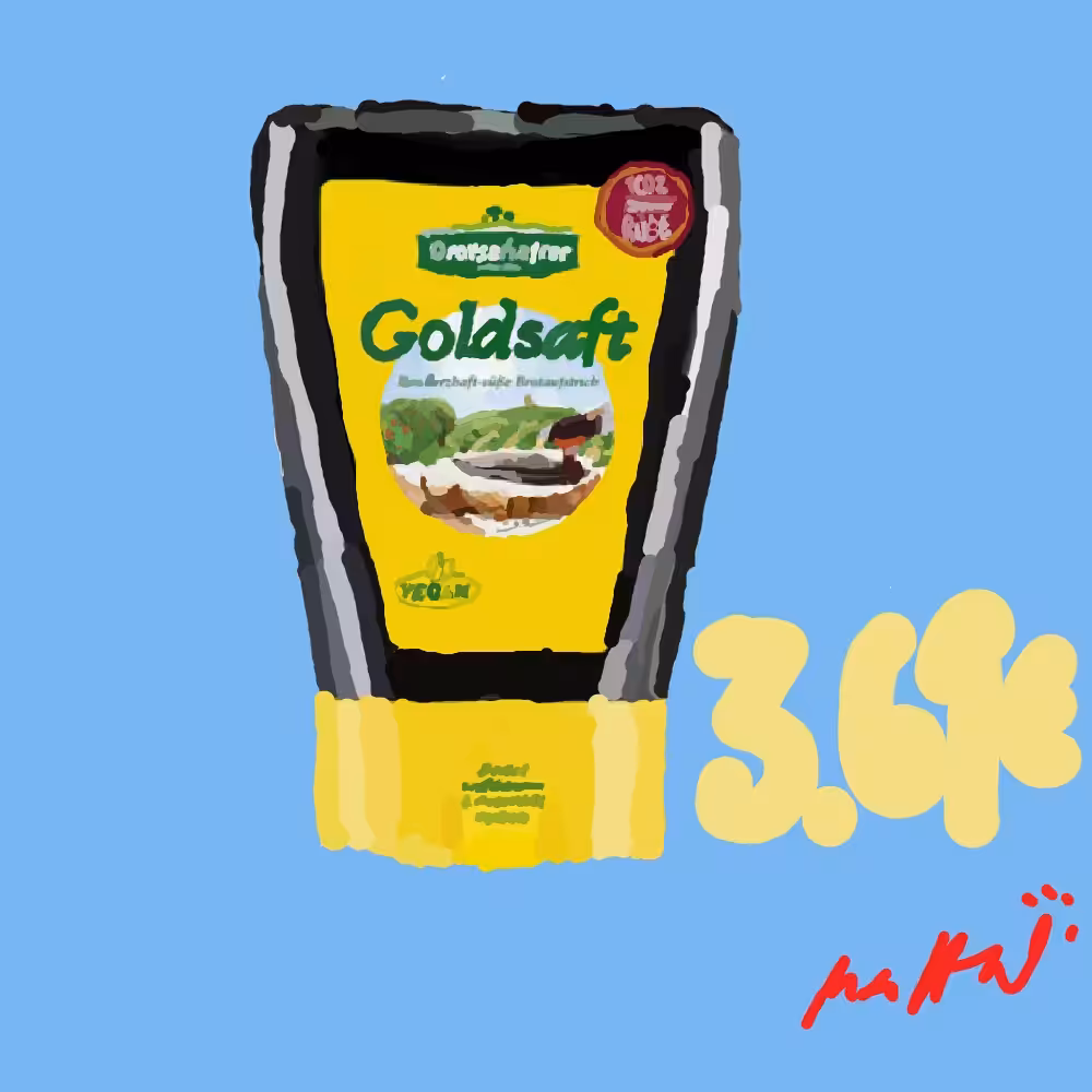 WILL PAINT FOR FOOD: Grafschafter Goldsaft Dosierflasche, 500g