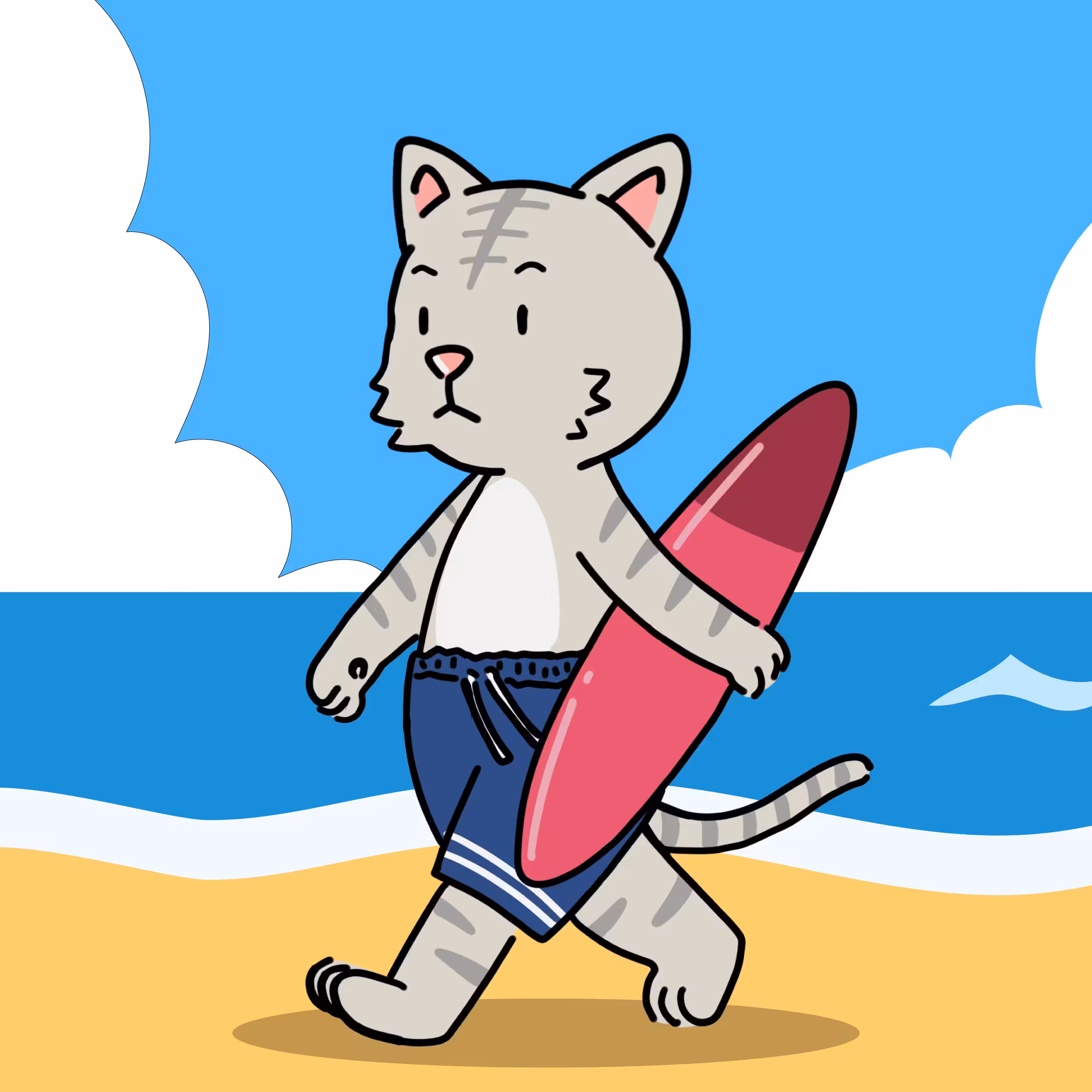 Beach Cat #1