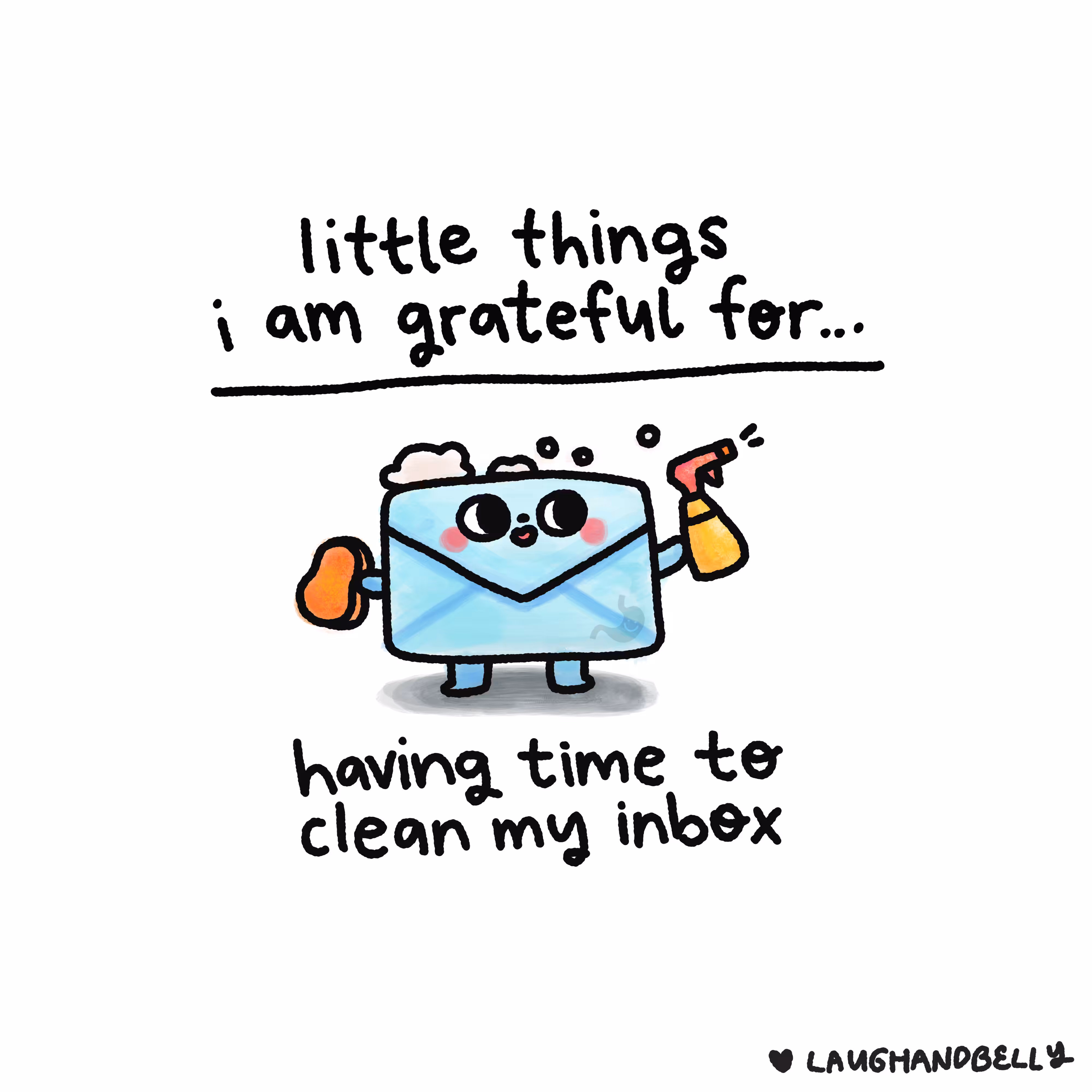 little things i am grateful for: Having time to clean my inbox