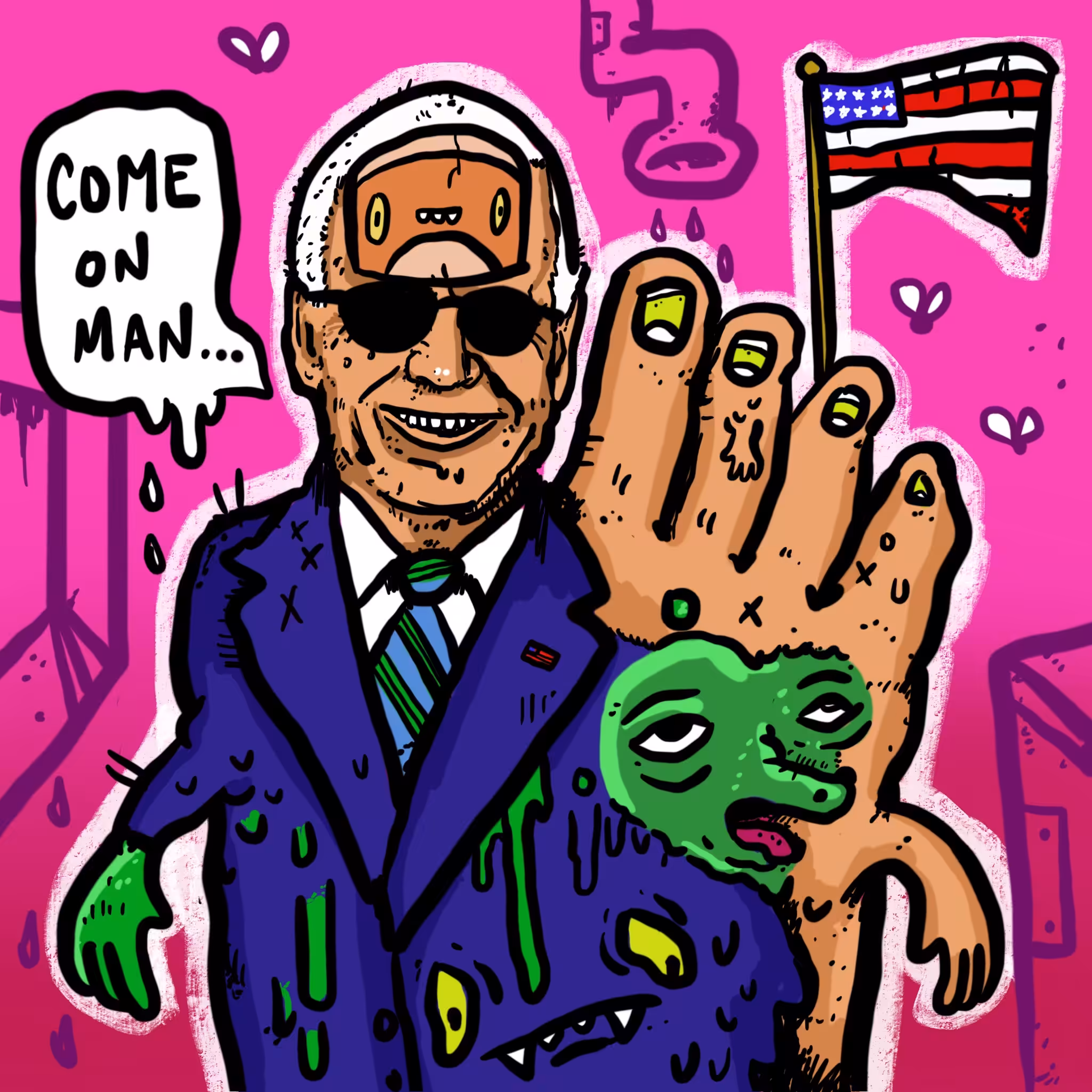 Crypto Carnies Vol 3: Escape Through the Sewer: Toe Biden