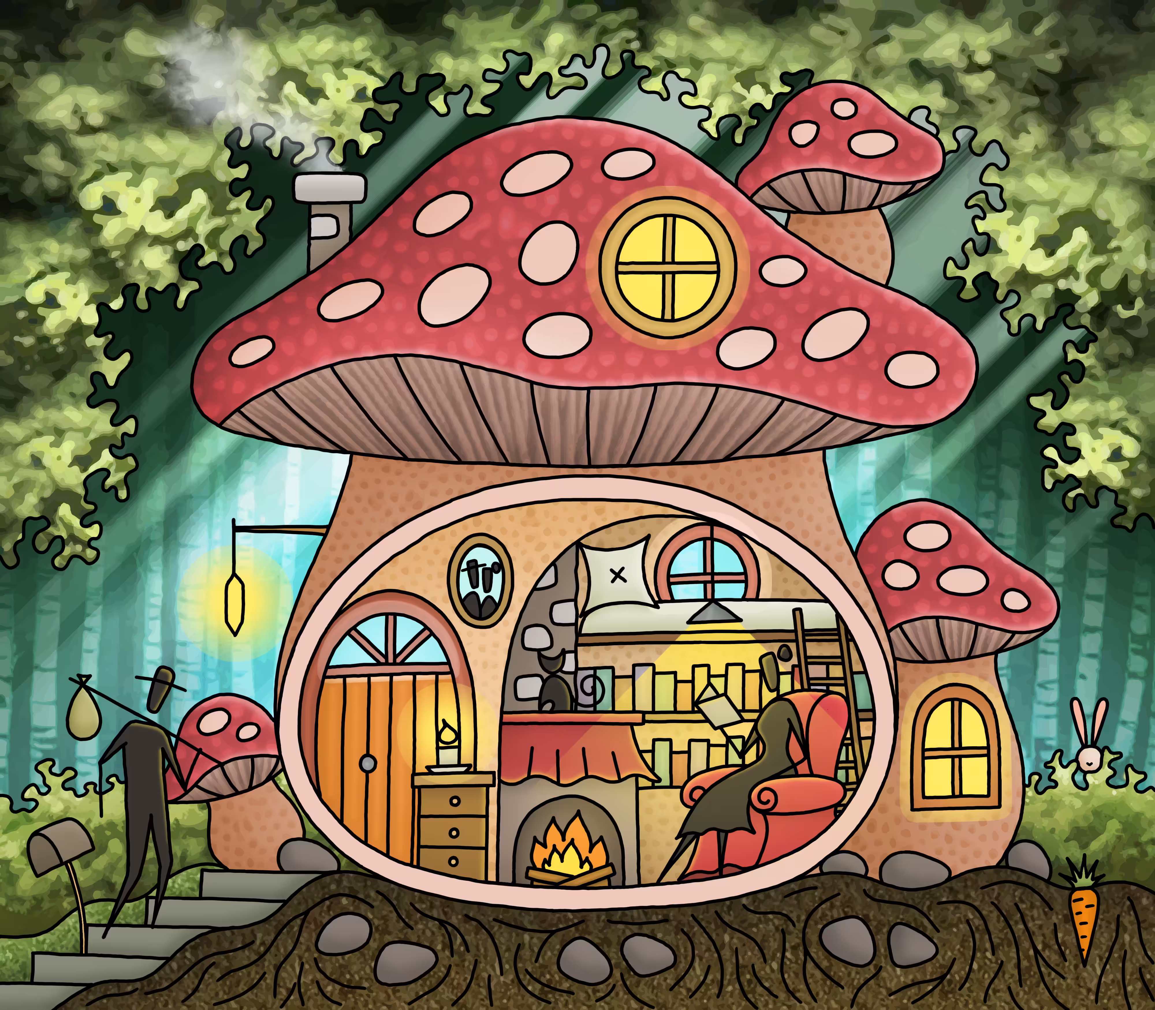 Mushroom House