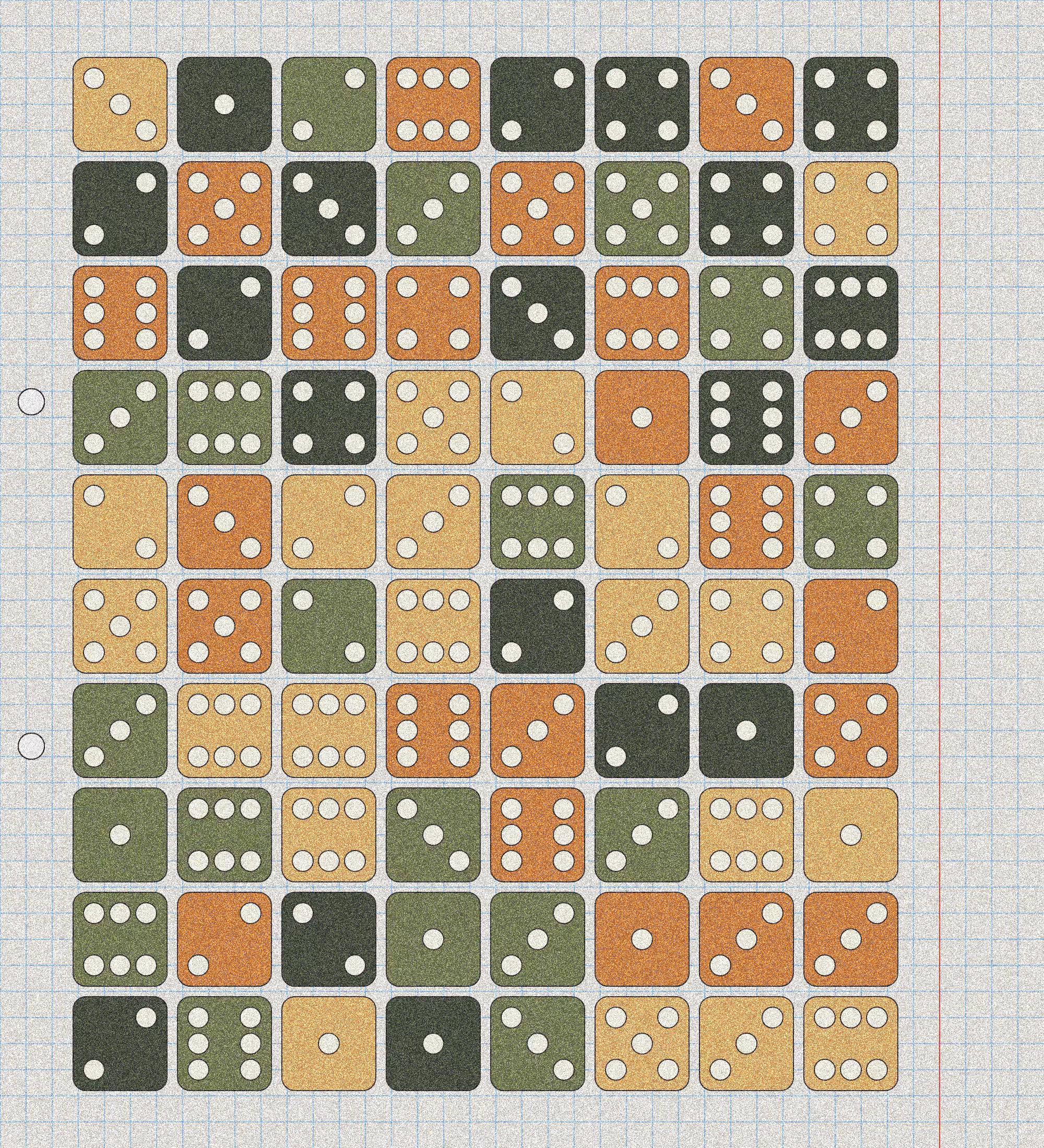 sketchbook page 6: dice roll #26