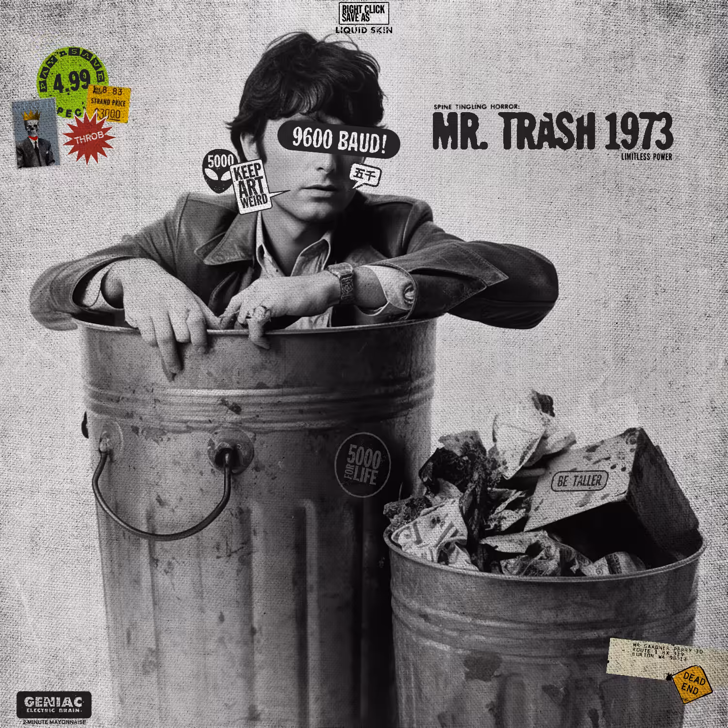 Mr. Trash 1973 #TEZTRASH WInter Solstice