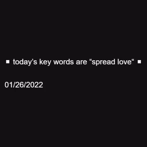 ◻️ today’s key words...