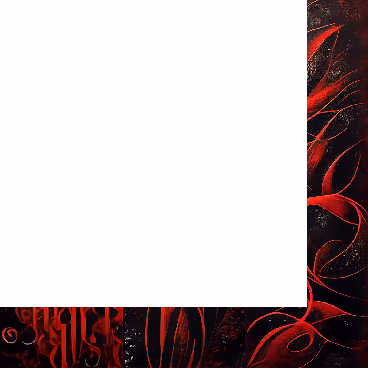 AI Red Calligraphy #8