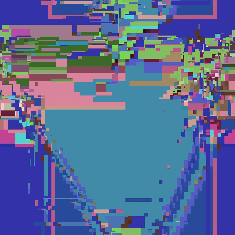 Cascade automata, pixel nature #7
