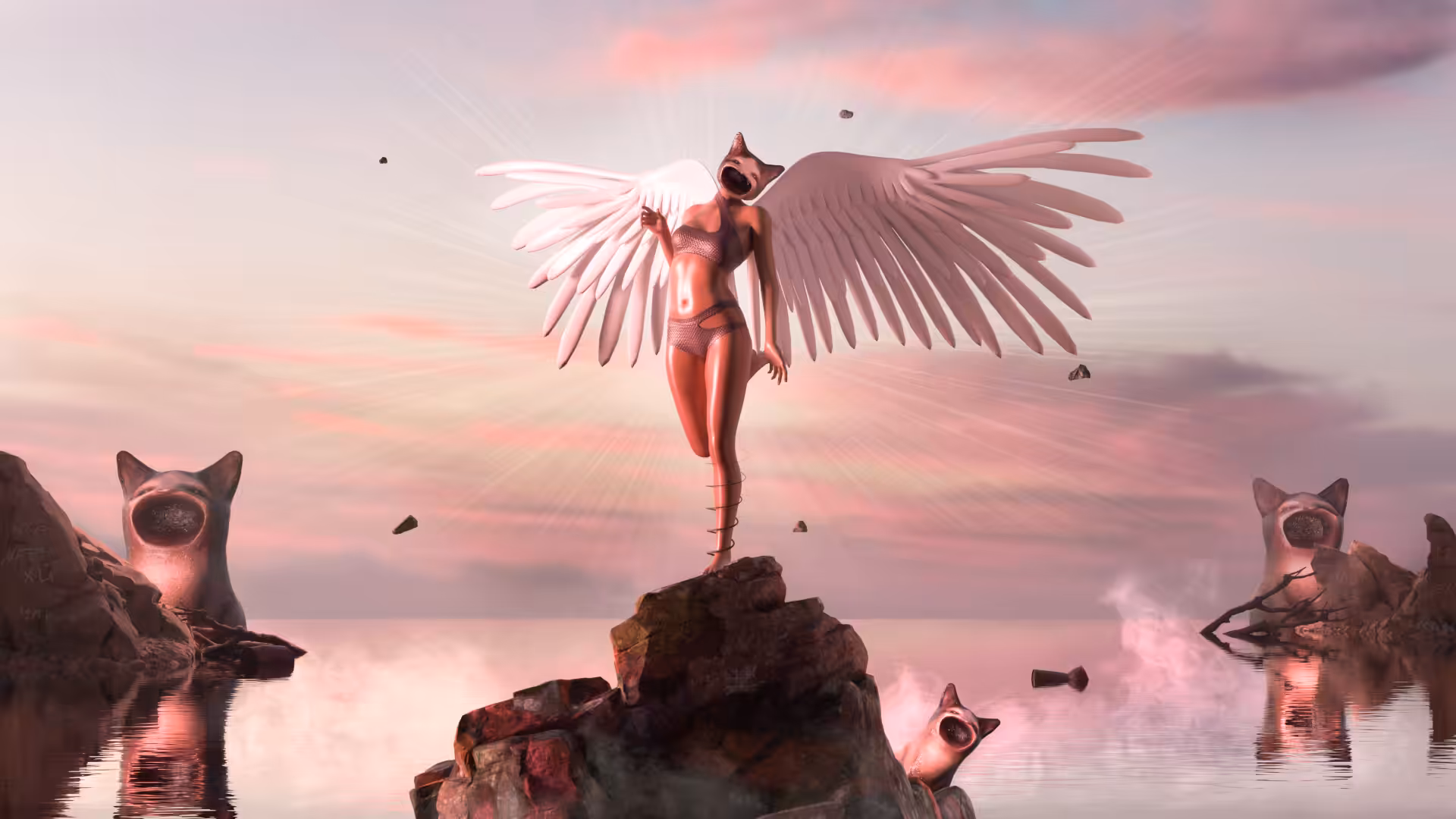 Angel cat 
