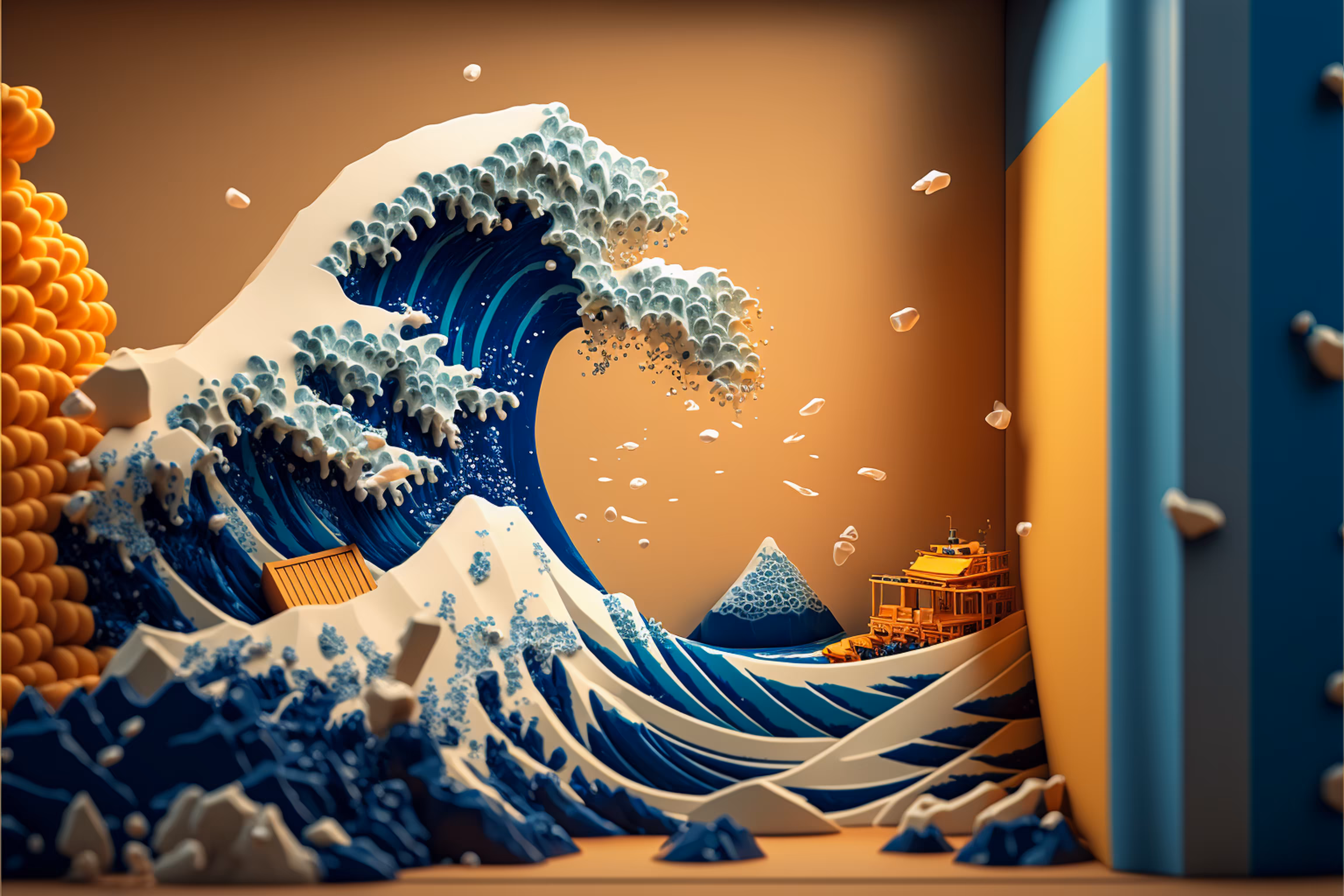 Dioramas - The Great Wave : 37