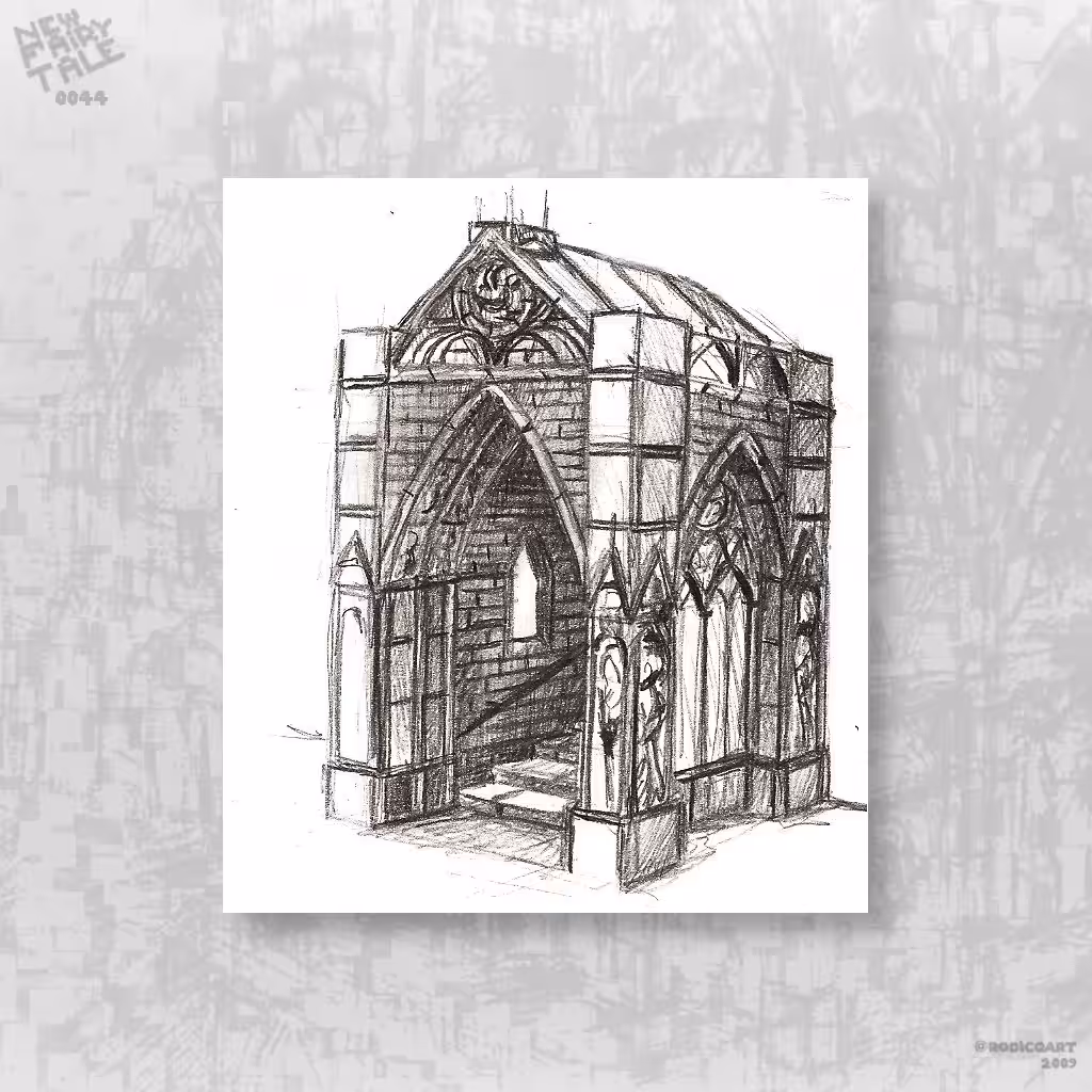 Cathedral in Sketchbook 0044