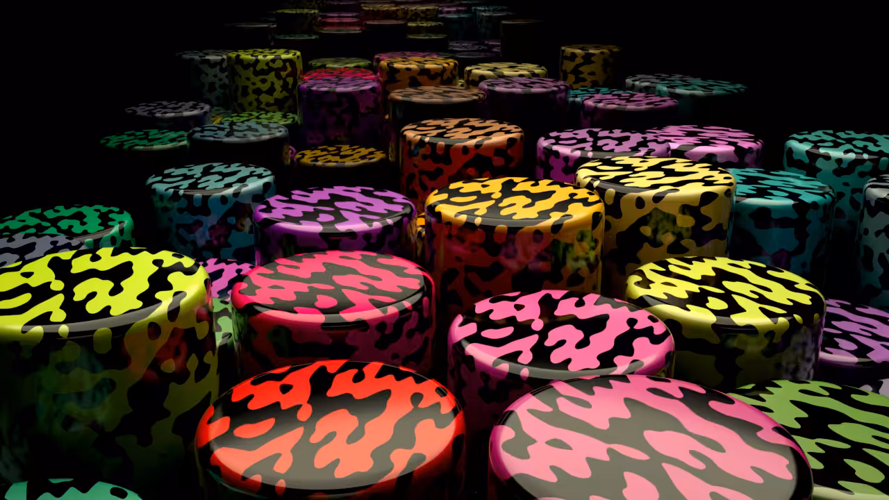 Animal Print Cans