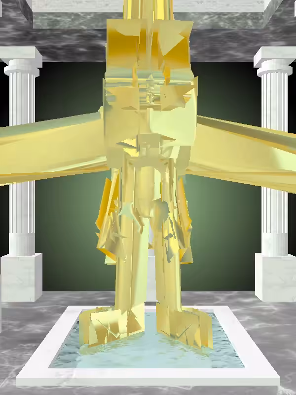 The Old Green-Golden Goblet Man #2878