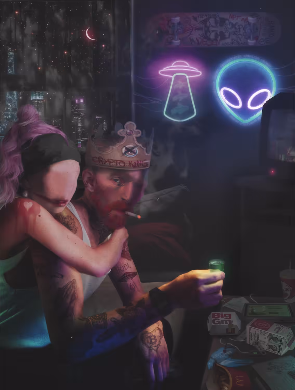Y2K Absinthe Artist 'Vincent x Pearl'