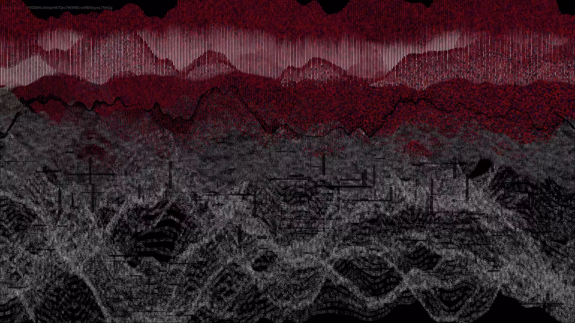 Pixel rain in a data landsacape #166