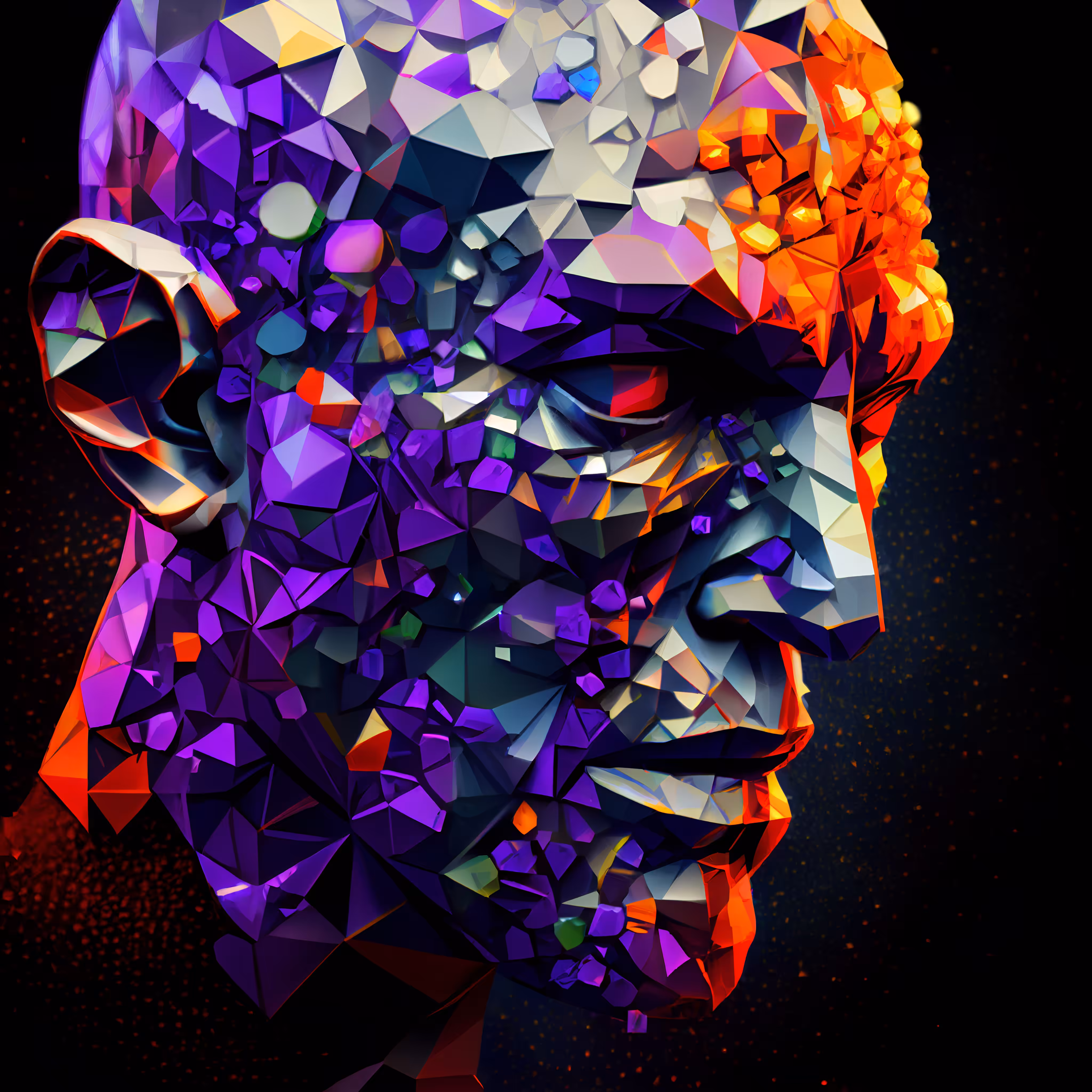 Assembled from particles