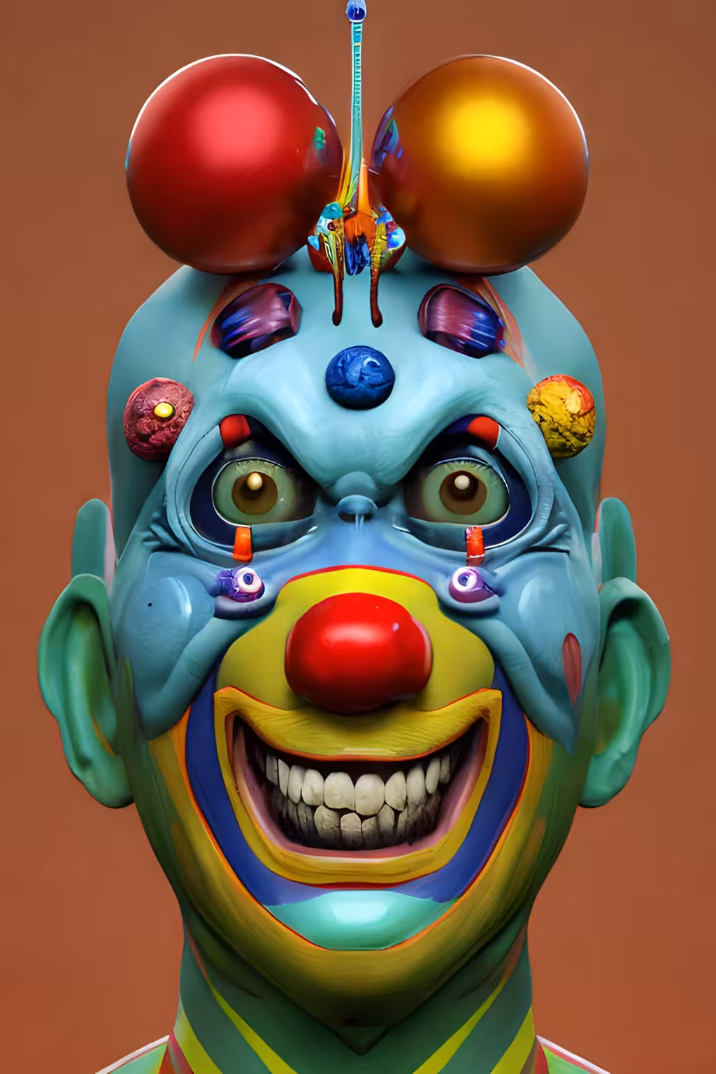 Distorted Faces: Distorted Face #27
