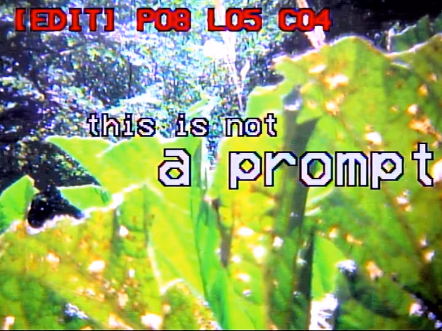 this is not a prompt #19