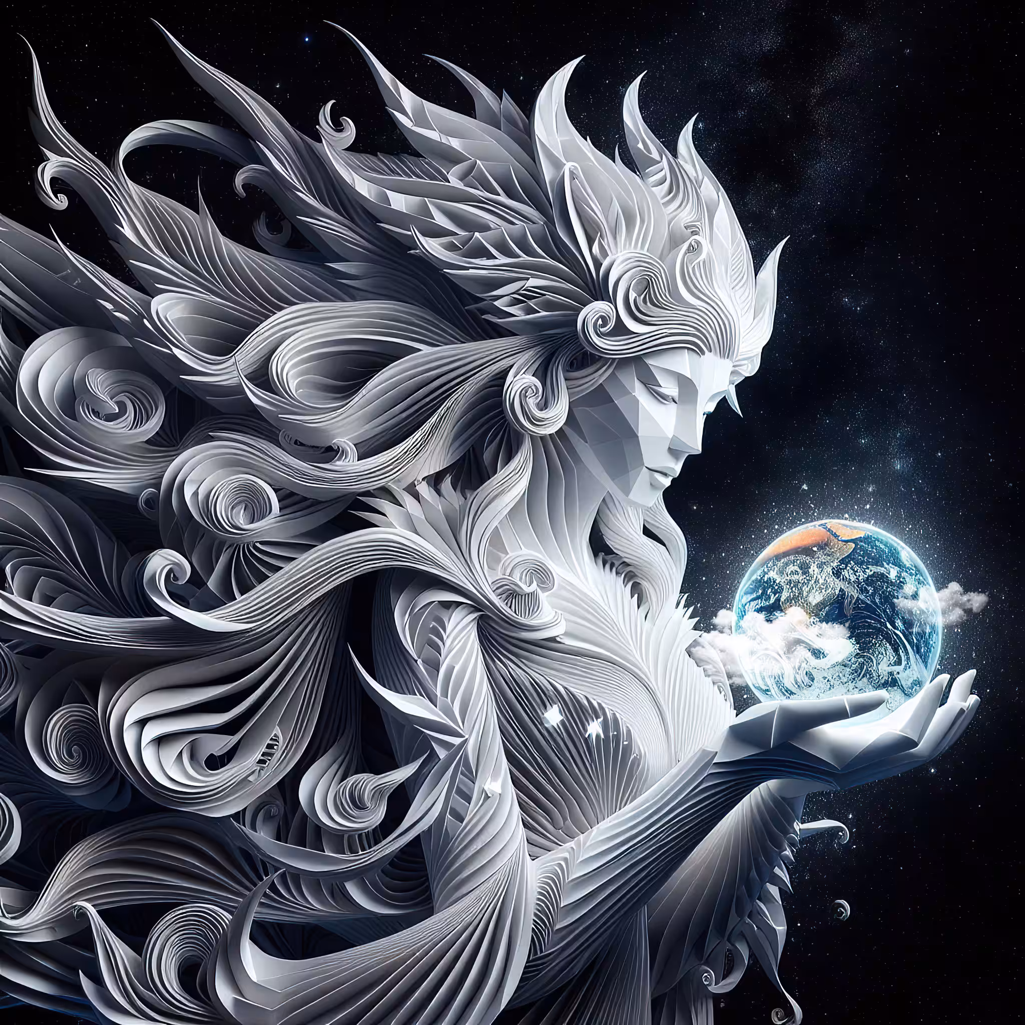 The goddess of Earth.