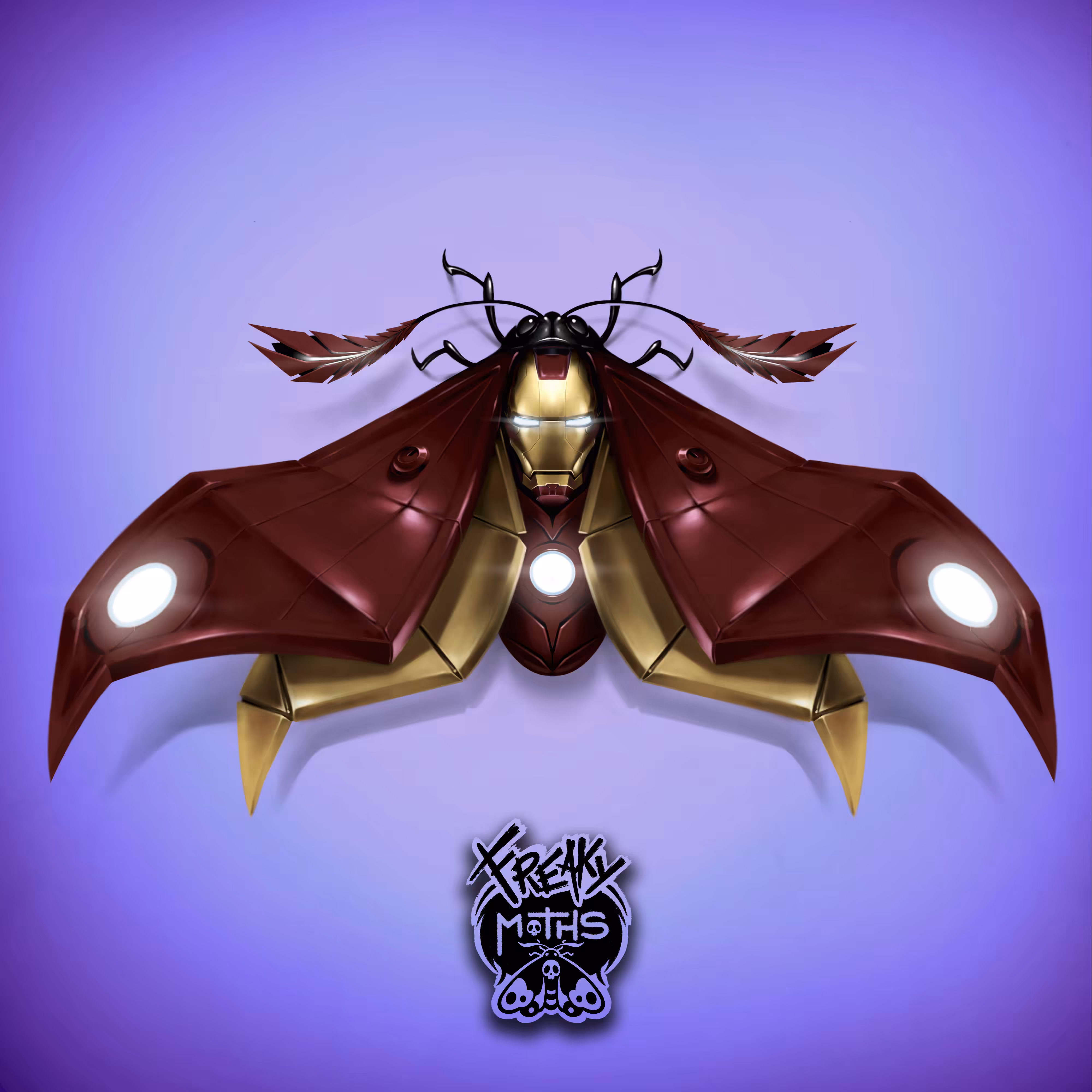 Freaky Moths #3 "Iron Moth"