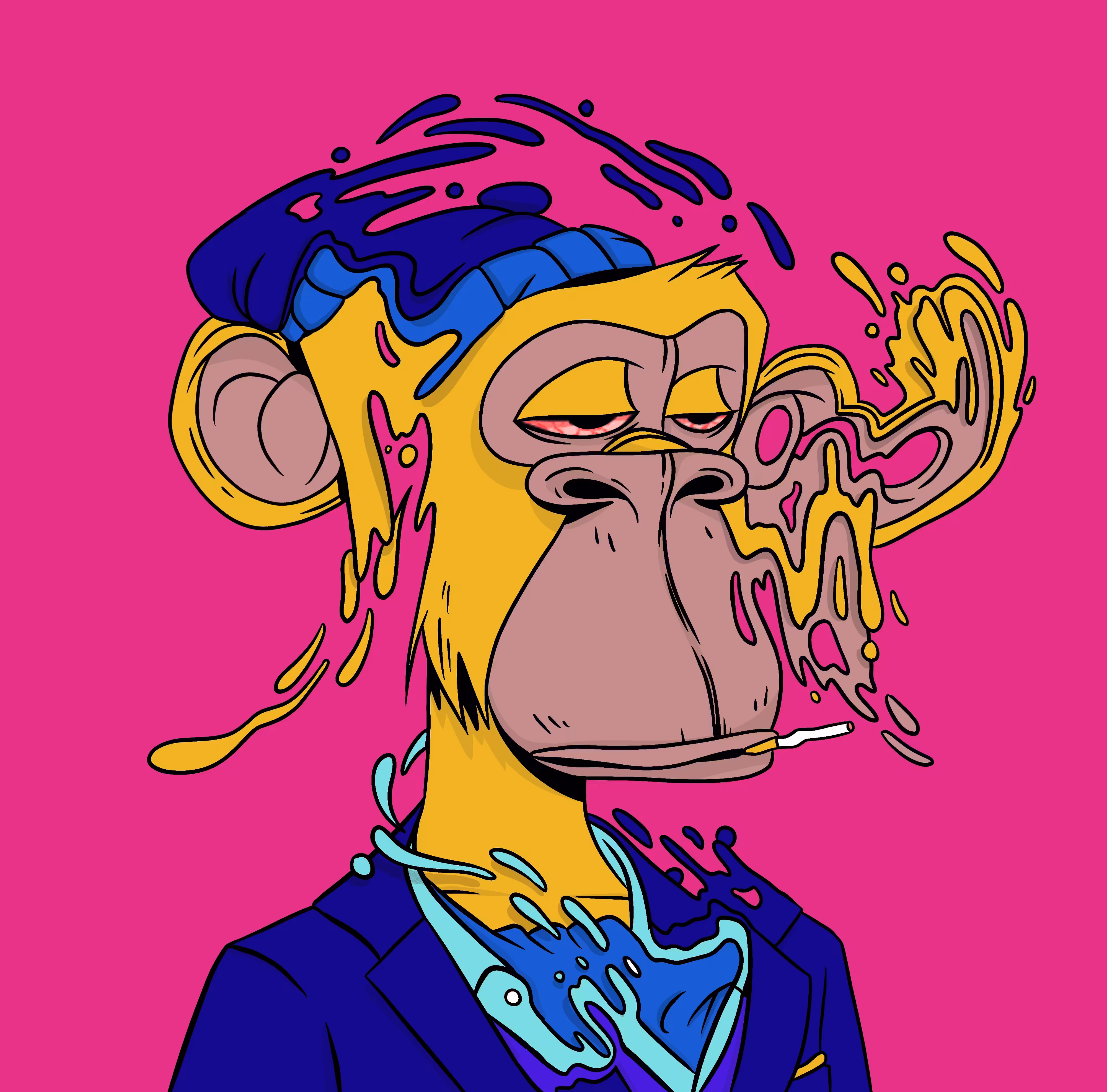 Bored Ape Remix Club: Bored ape remix #8751 - 1/1 Edition