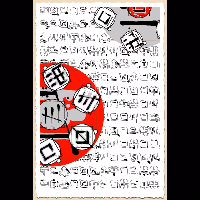 A message through the silk road  #8