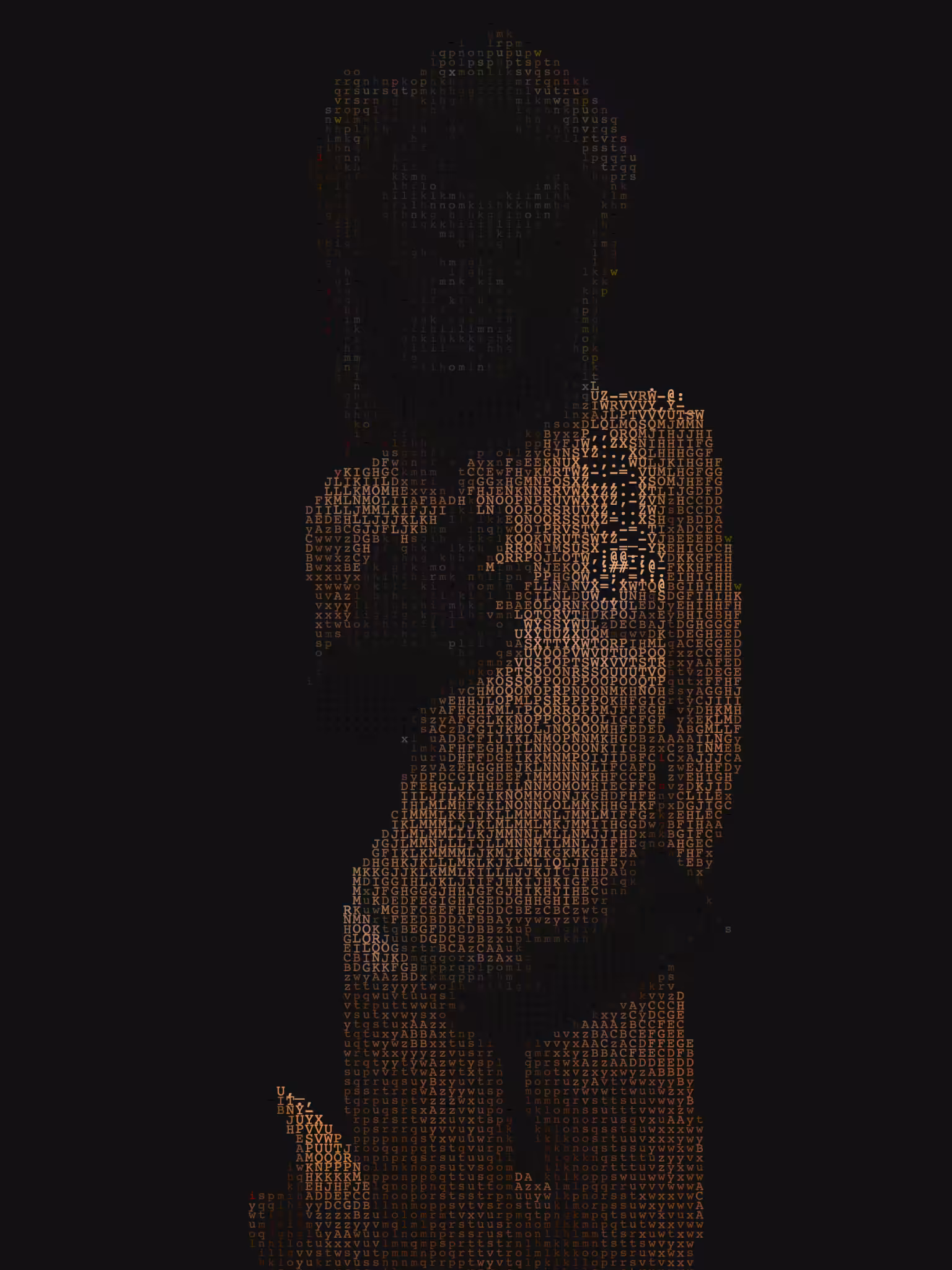 Ape girl right breast