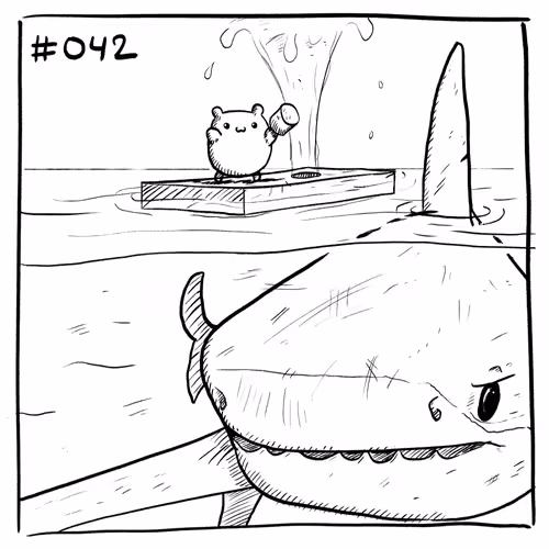 Suicidal Hamster #042 - Shark