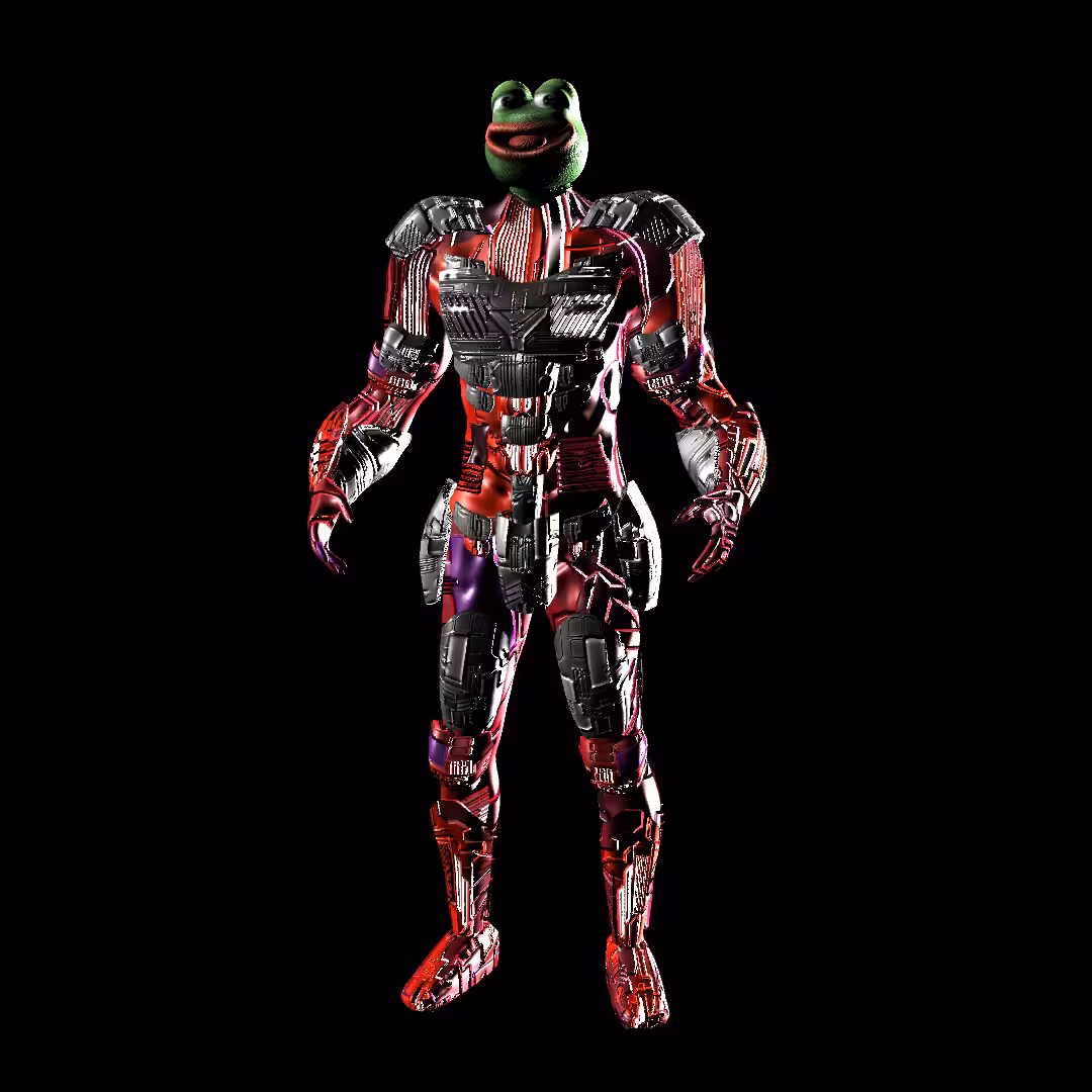 Full Metal Frog -Burning red-