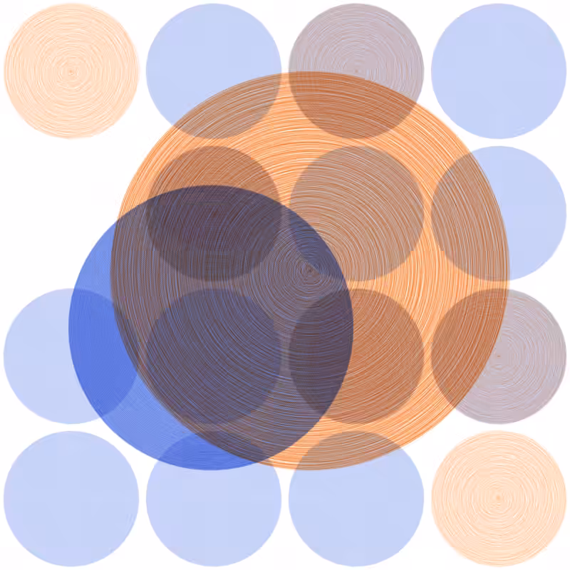 Brushed Circles #144