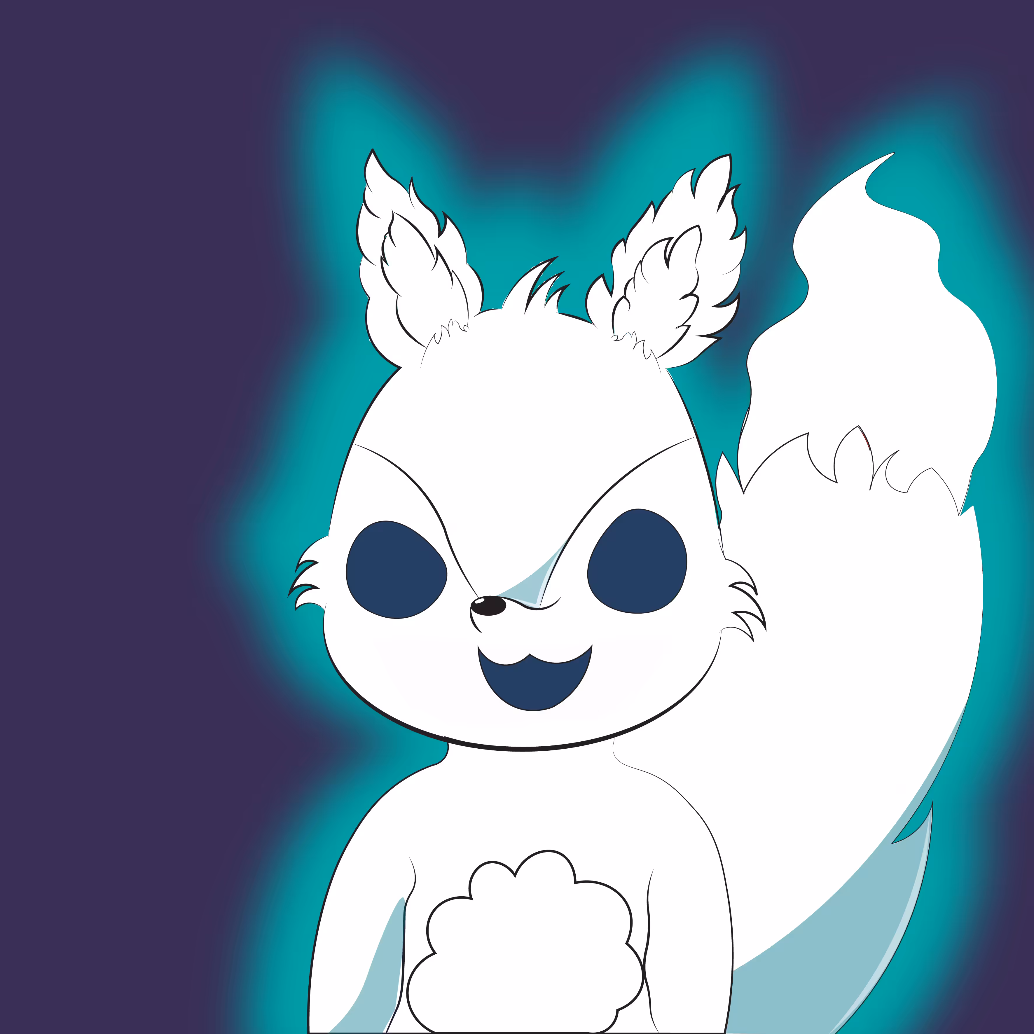 cloudy fox