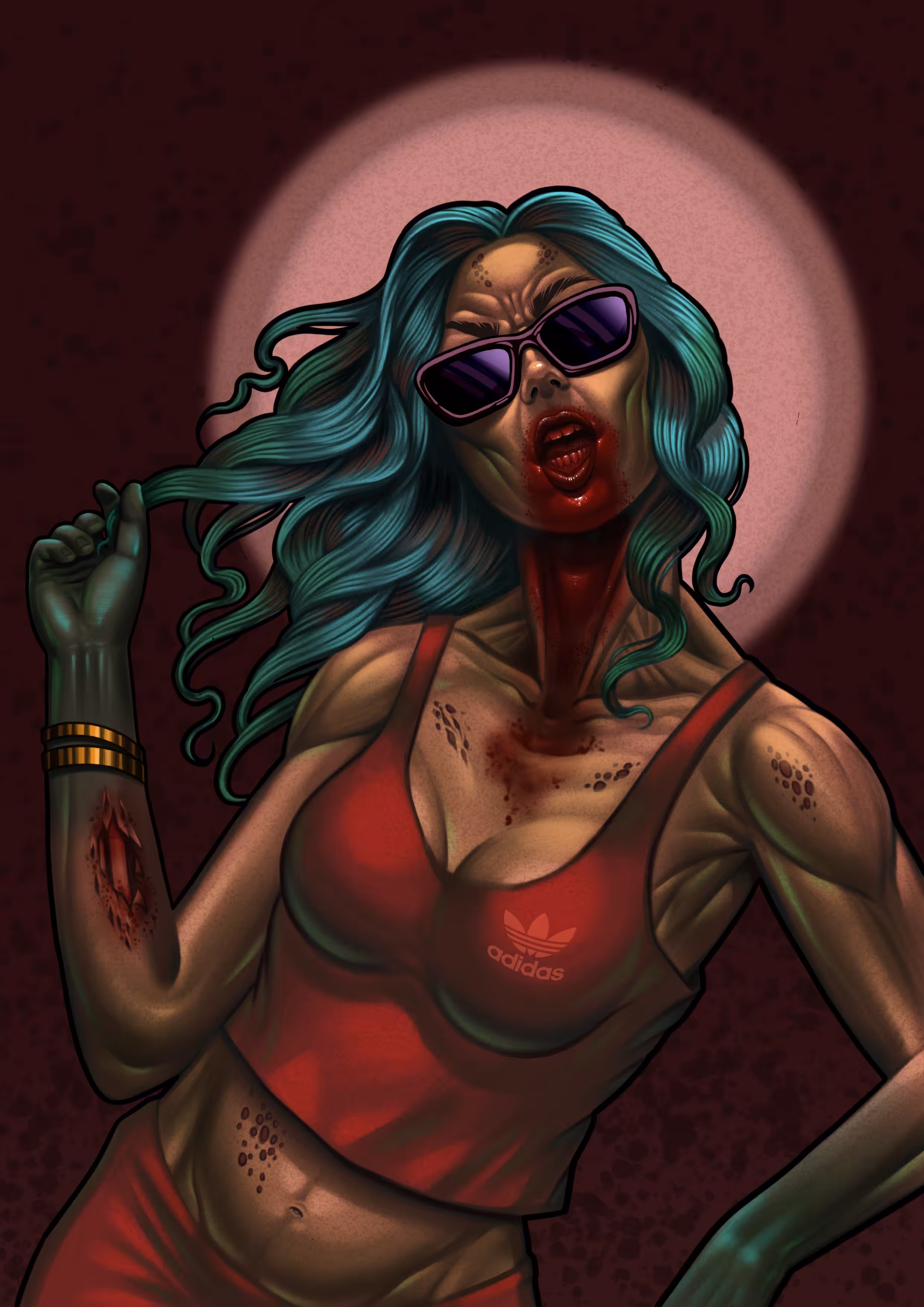 Zombie with Sunglasses